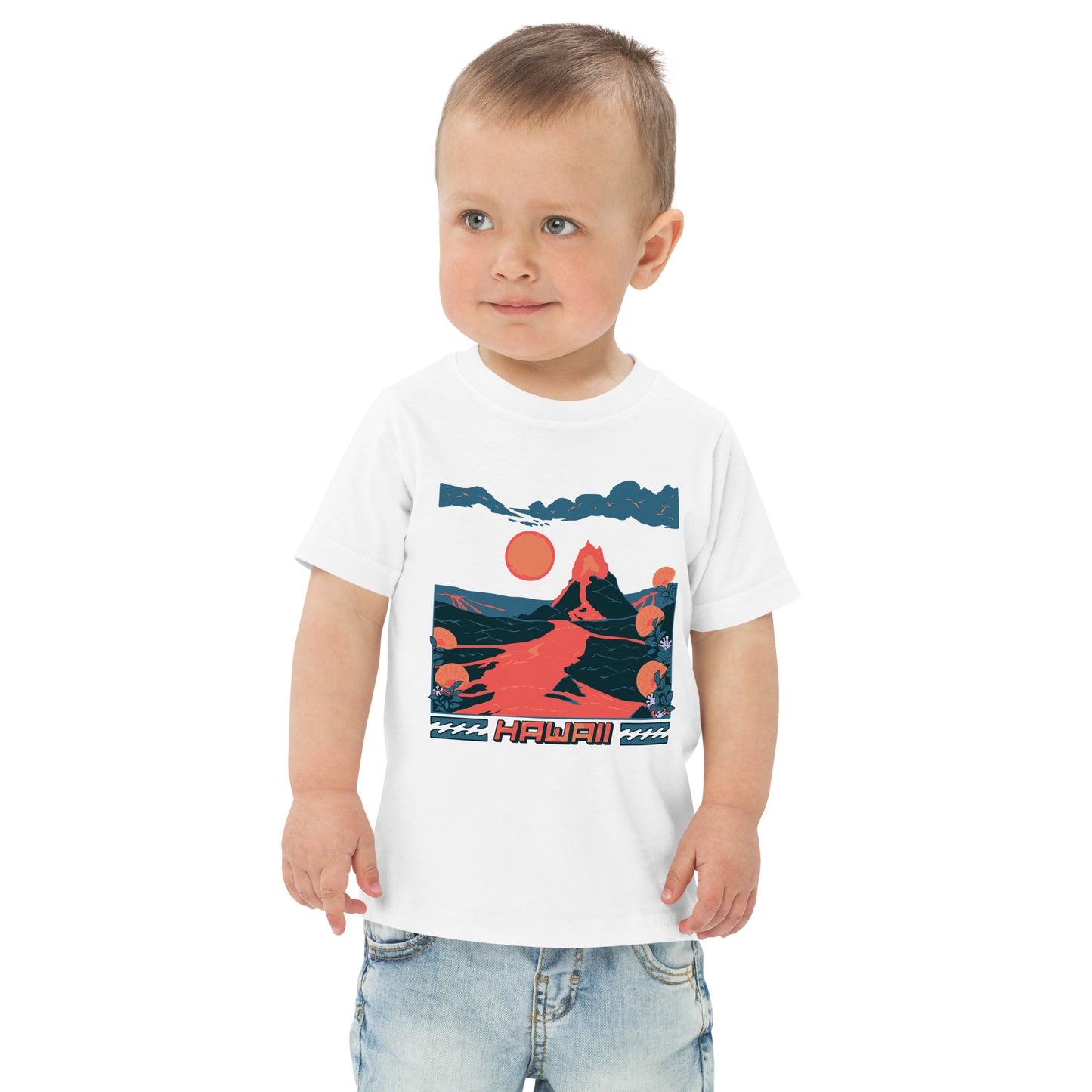 Volcano Hawaii Toddler Jersey T-Shirt