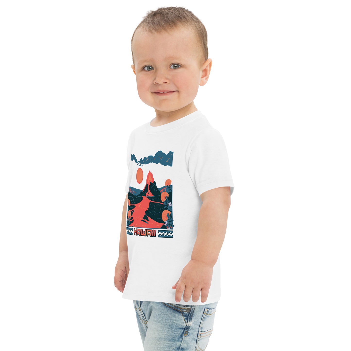 Volcano Hawaii Toddler Jersey T-Shirt