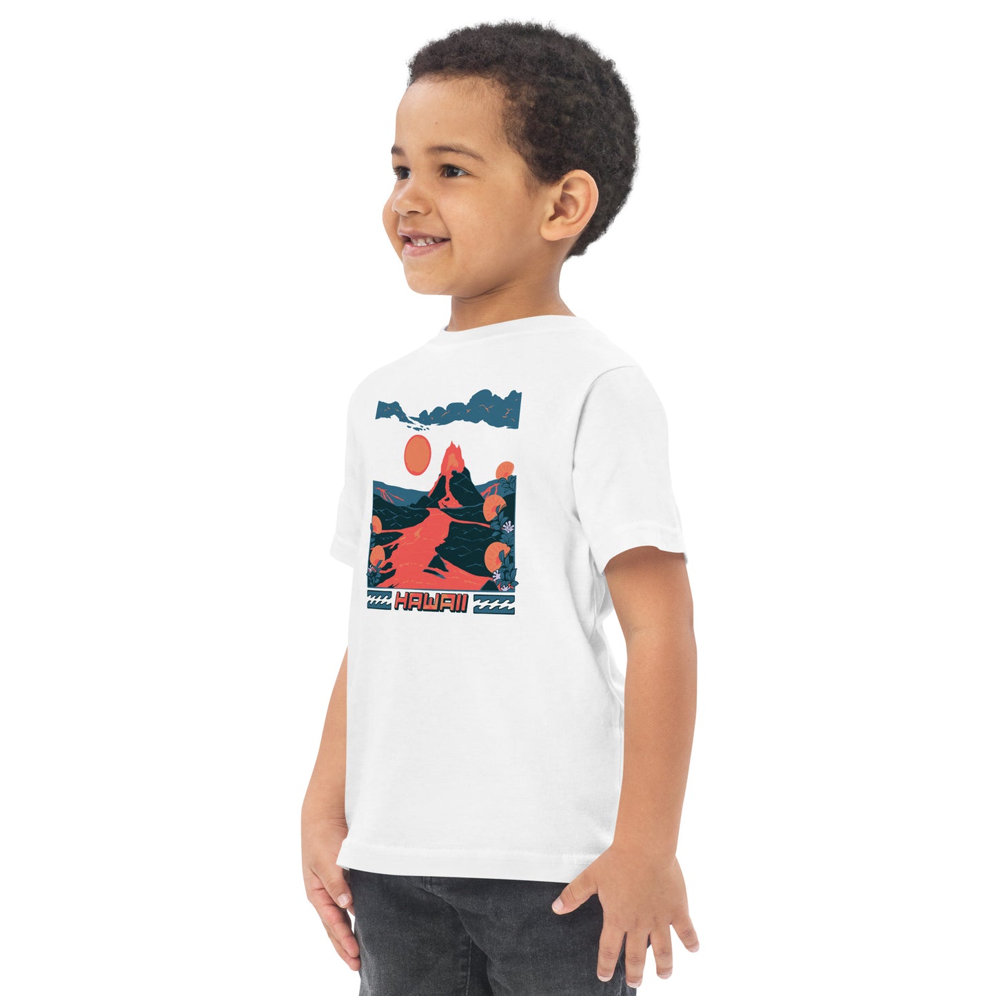 Volcano Hawaii Toddler Jersey T-Shirt