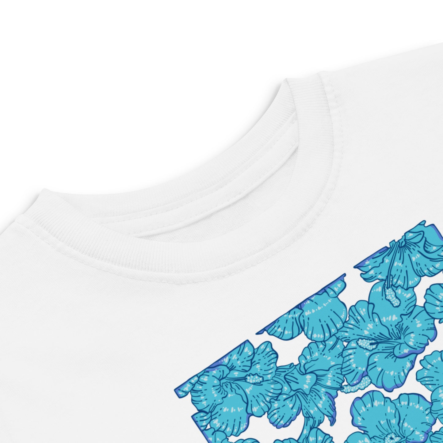 Blue Hibiscus Hawaii Toddler Jersey T-Shirt