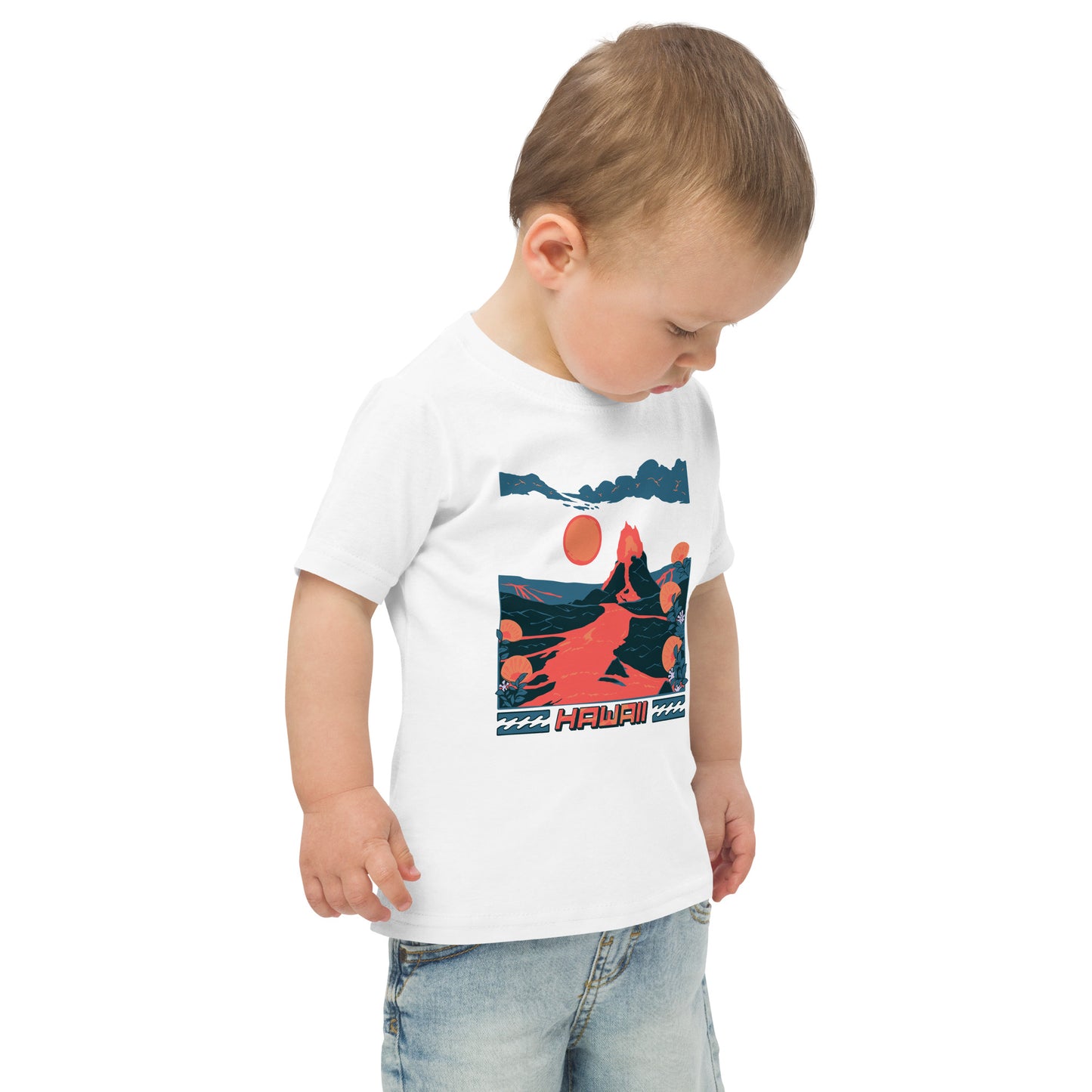 Volcano Hawaii Toddler Jersey T-Shirt