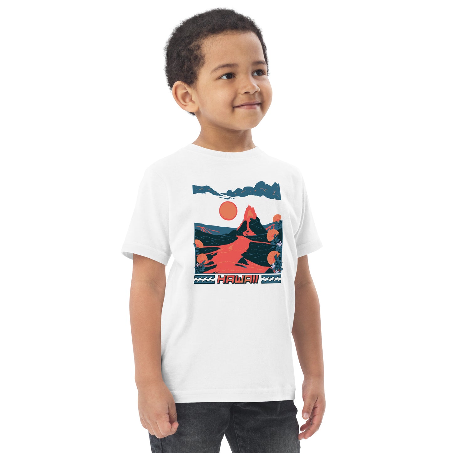 Volcano Hawaii Toddler Jersey T-Shirt