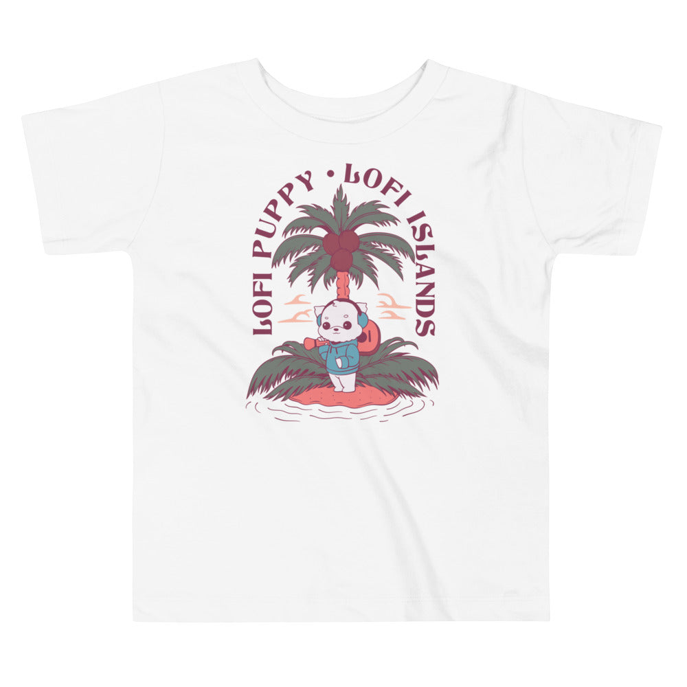 Lo-Fi Islands Puppy Toddler Short Sleeve Tee