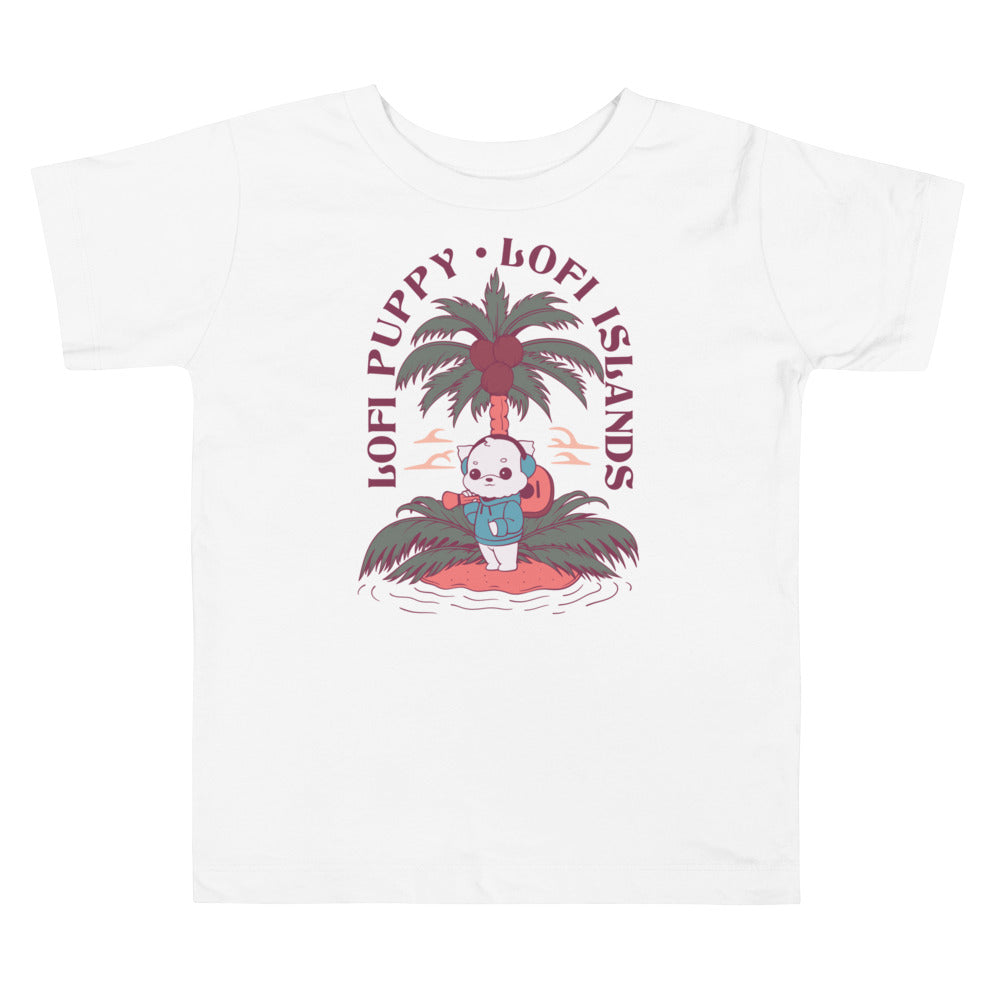 Lo-Fi Islands Puppy Toddler Short Sleeve Tee