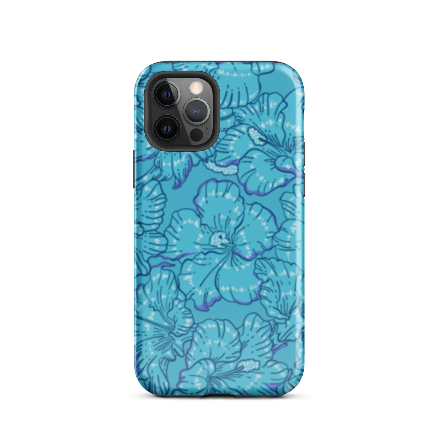 Blue Hibiscus Tough Case for iPhone®