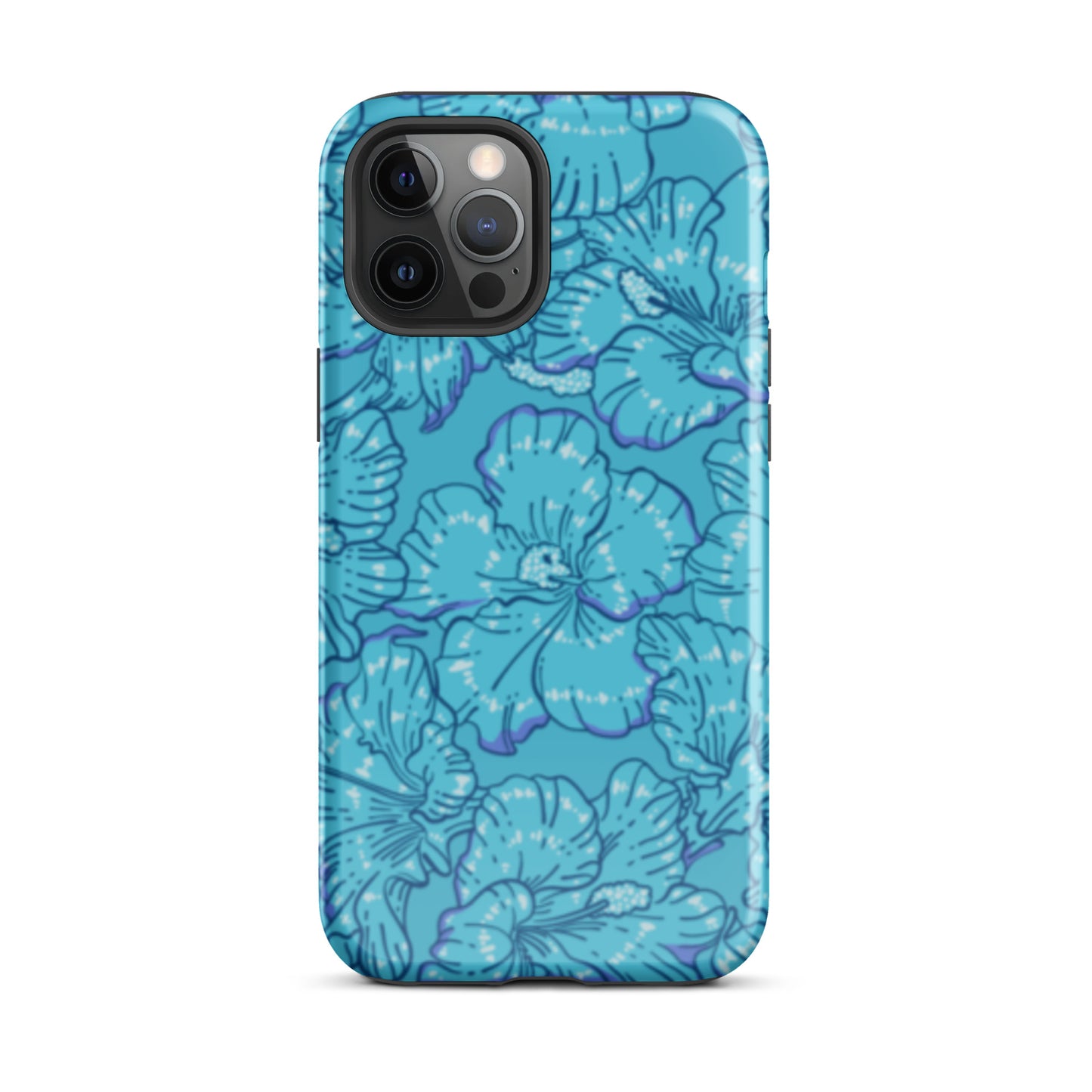 Blue Hibiscus Tough Case for iPhone®