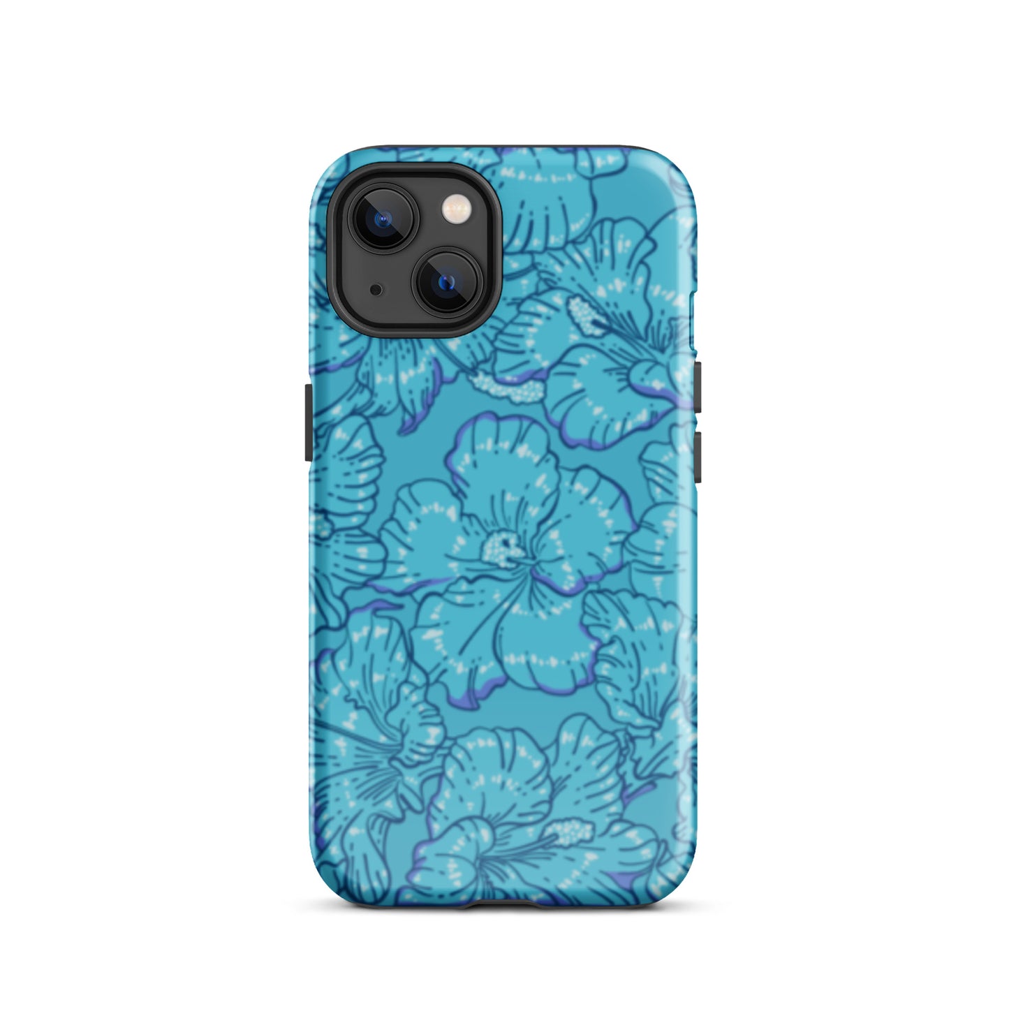 Blue Hibiscus Tough Case for iPhone®