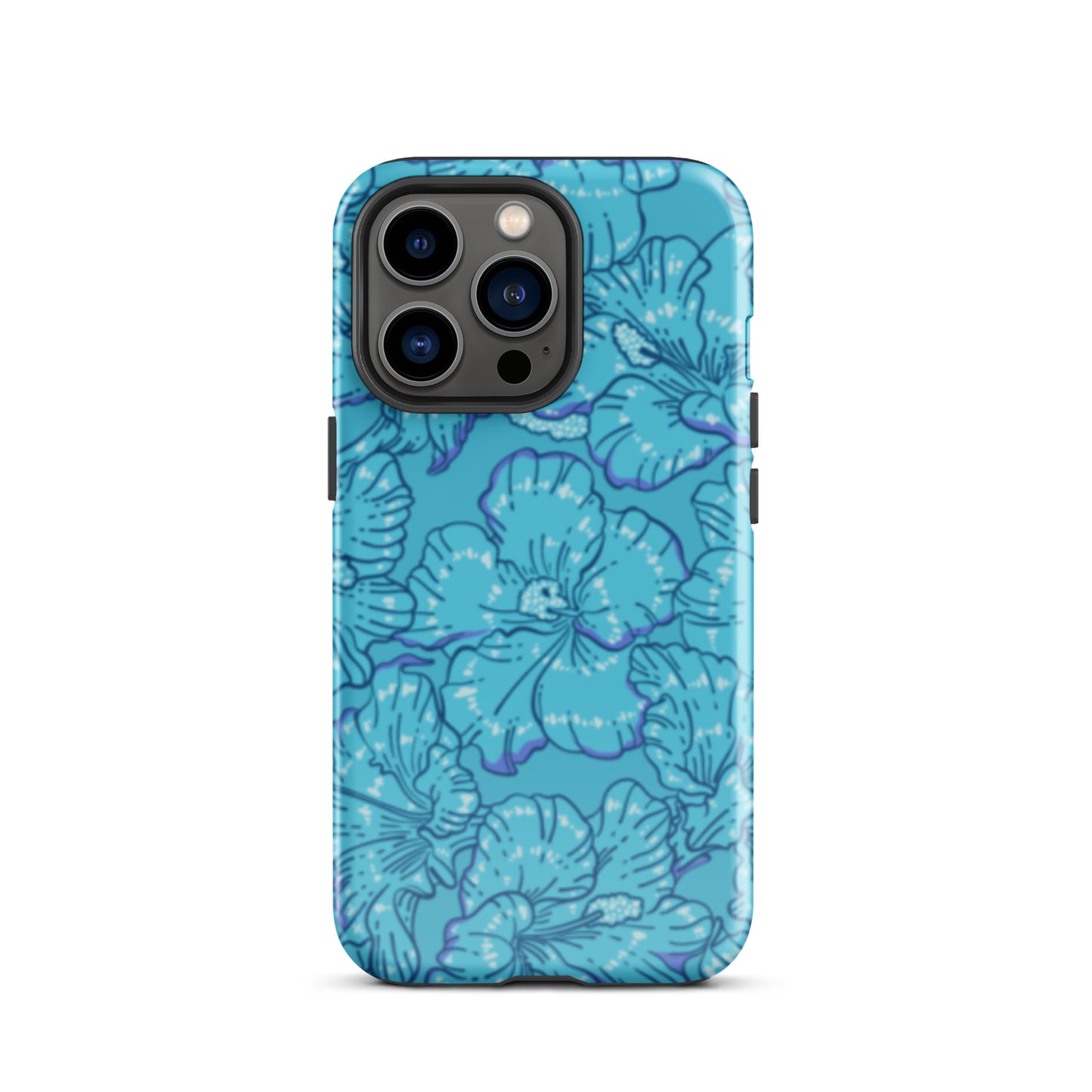 Blue Hibiscus Tough Case for iPhone®