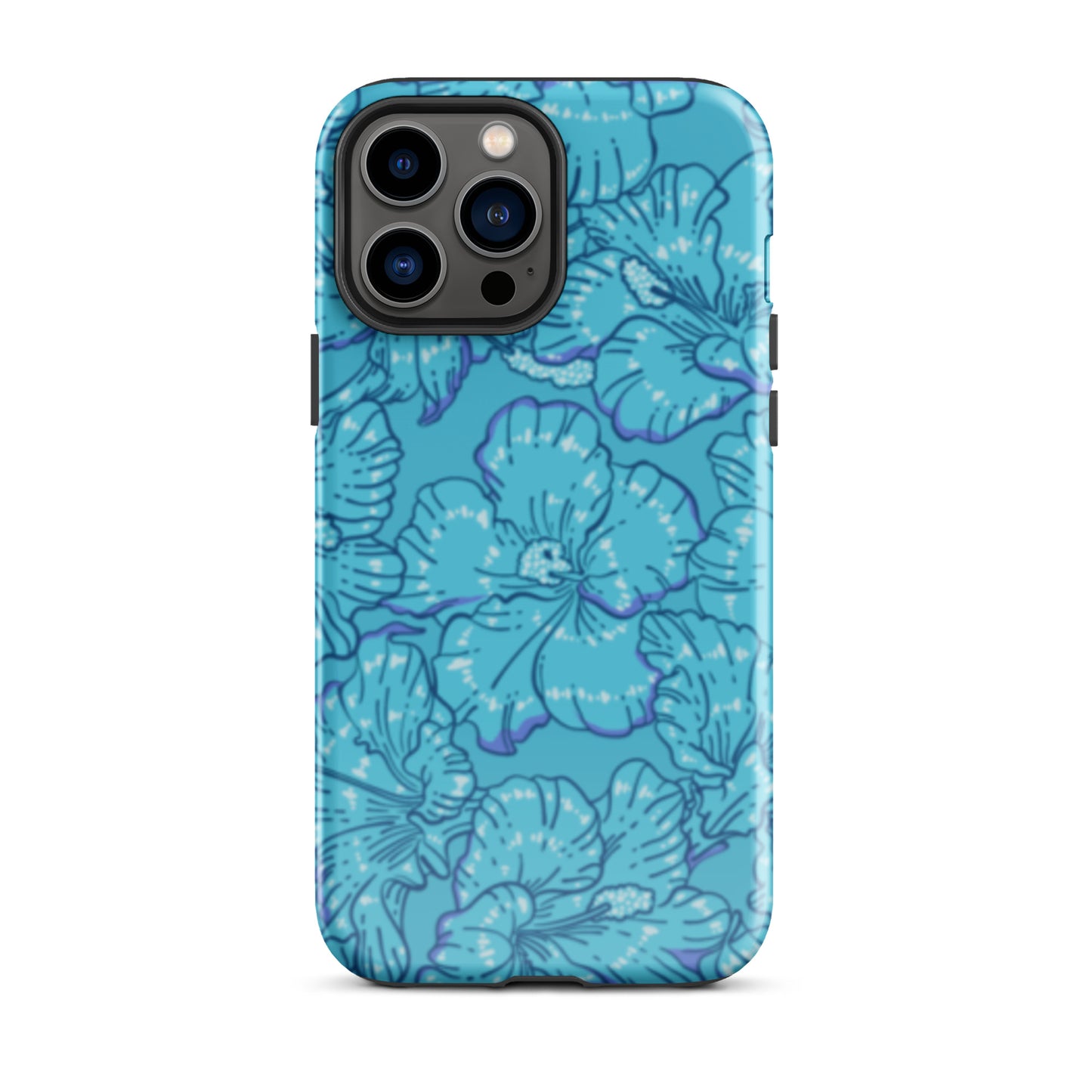 Blue Hibiscus Tough Case for iPhone®