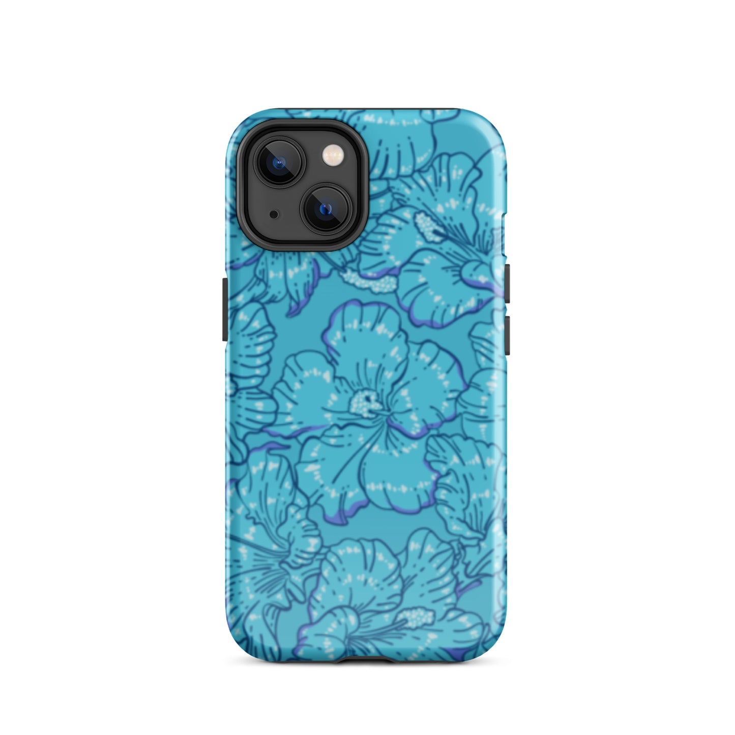 Blue Hibiscus Tough Case for iPhone®