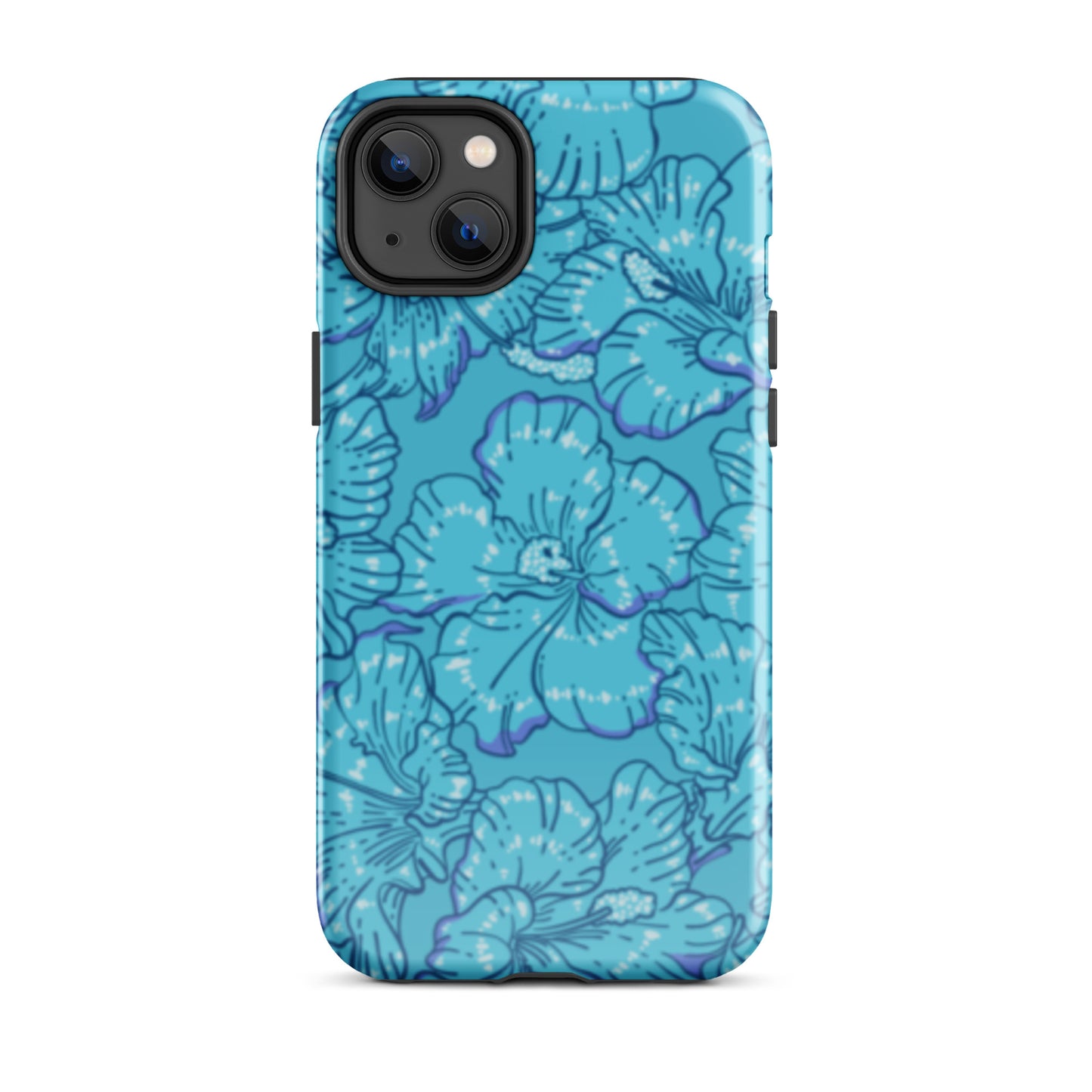 Blue Hibiscus Tough Case for iPhone®