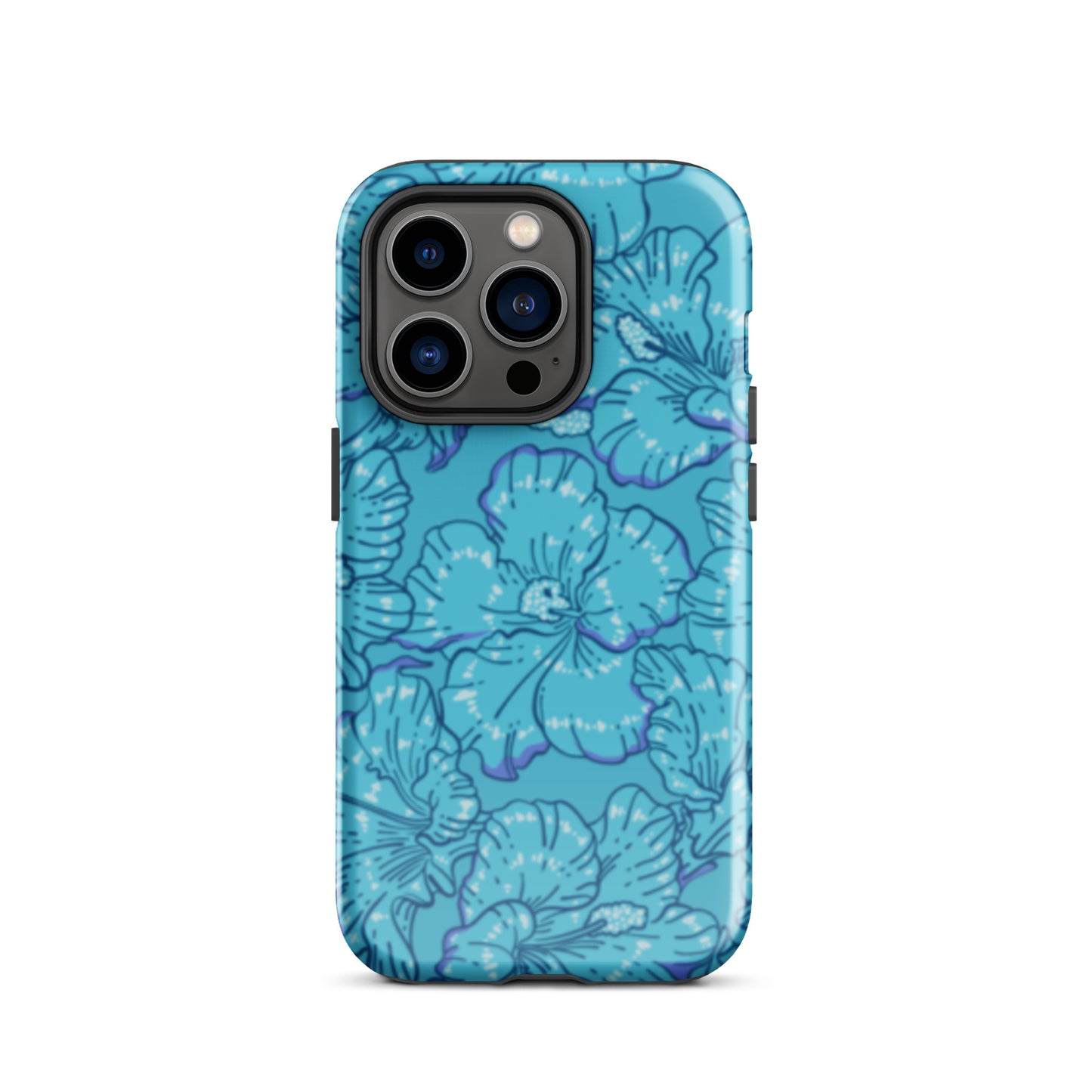 Blue Hibiscus Tough Case for iPhone®