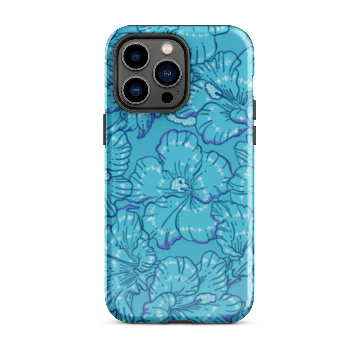 Blue Hibiscus Tough Case for iPhone®