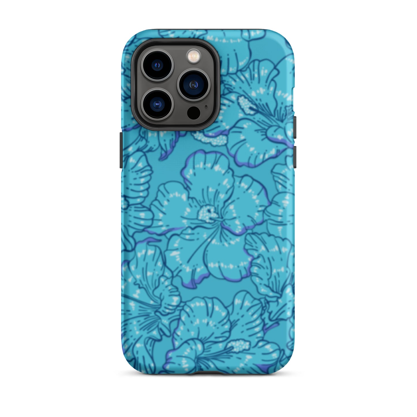 Blue Hibiscus Tough Case for iPhone®