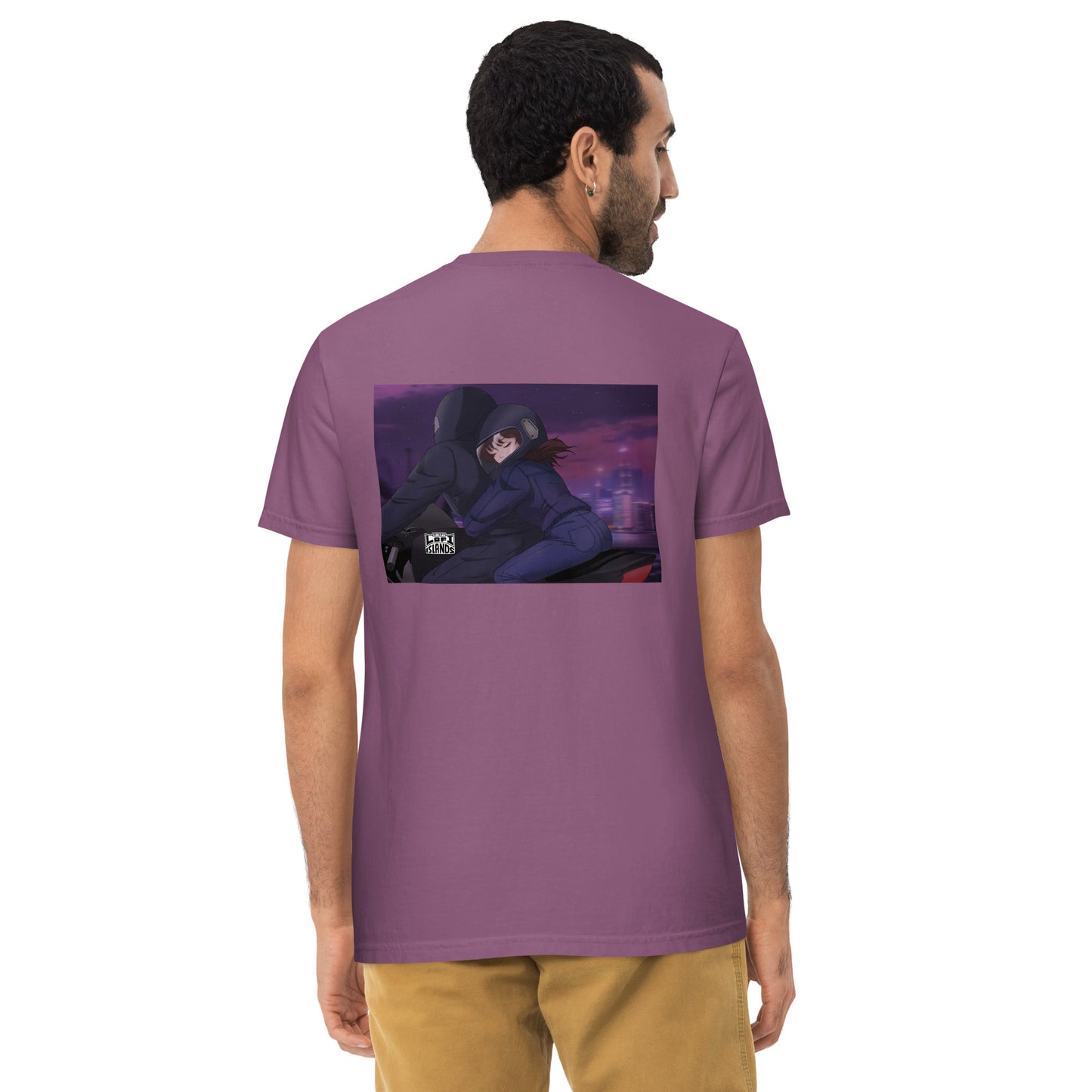 Motorcycle Ride Unisex Garment-Dyed Pocket T-Shirt