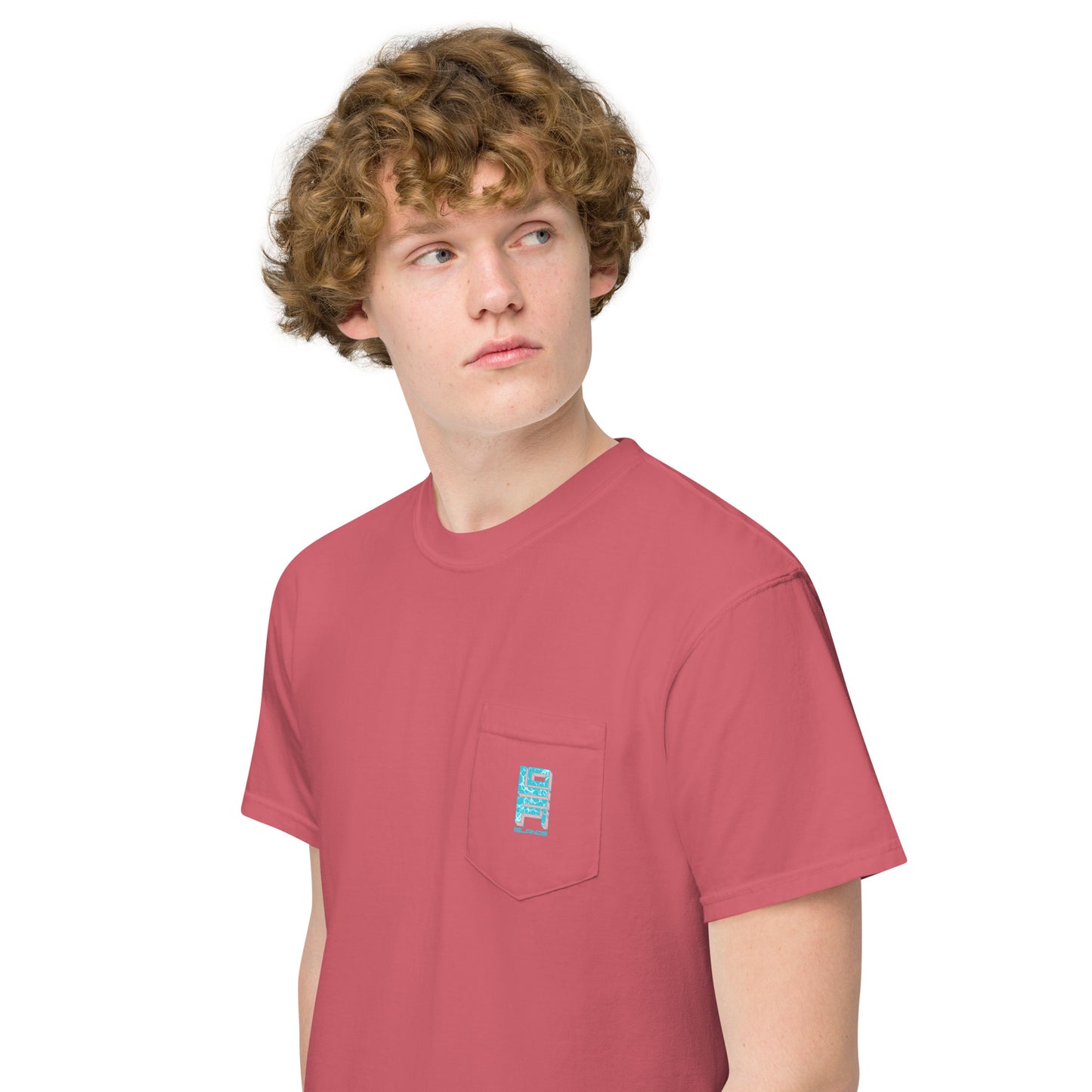 Lo-Fi Islands Keyboard Unisex Garment-Dyed Pocket T-Shirt