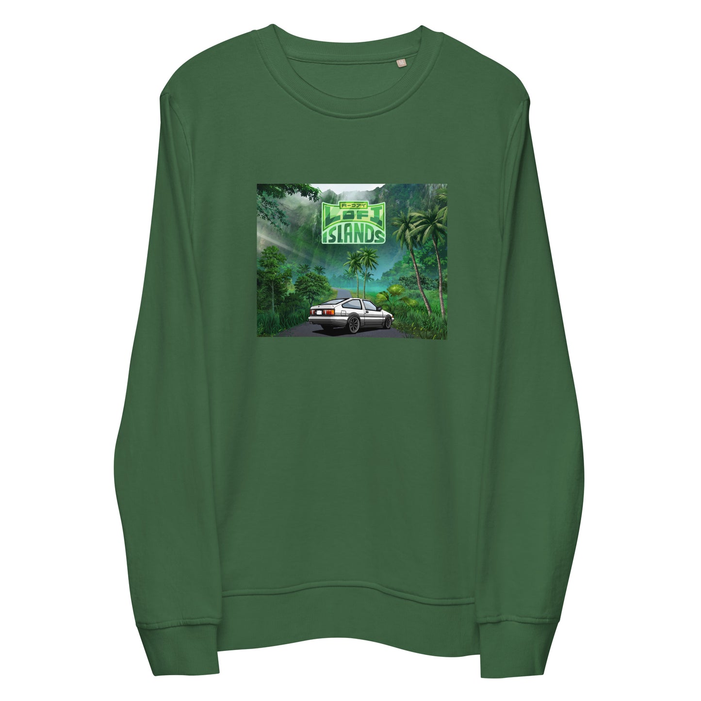 Lo-Fi Islands Kaneohe Drive Unisex Organic Sweatshirt