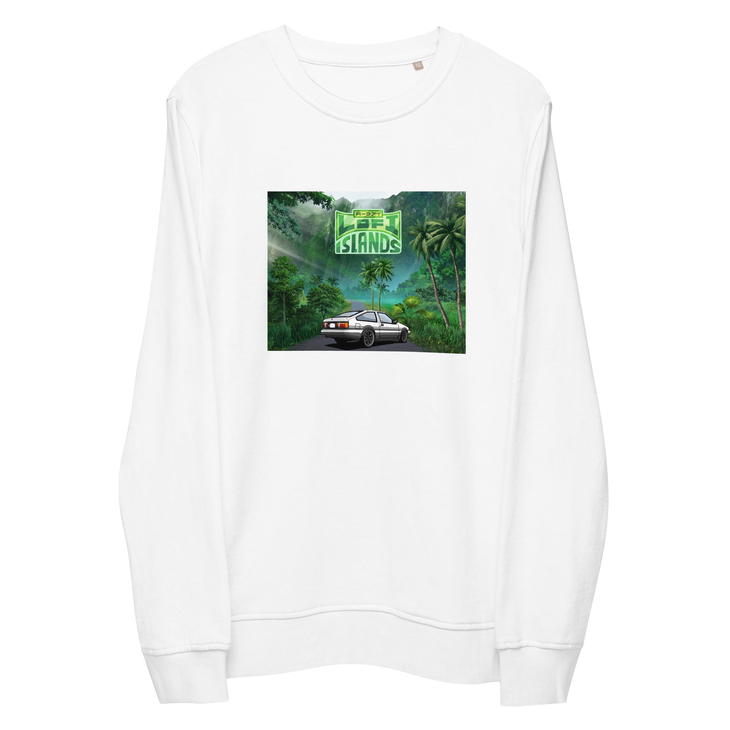 Lo-Fi Islands Kaneohe Drive Unisex Organic Sweatshirt