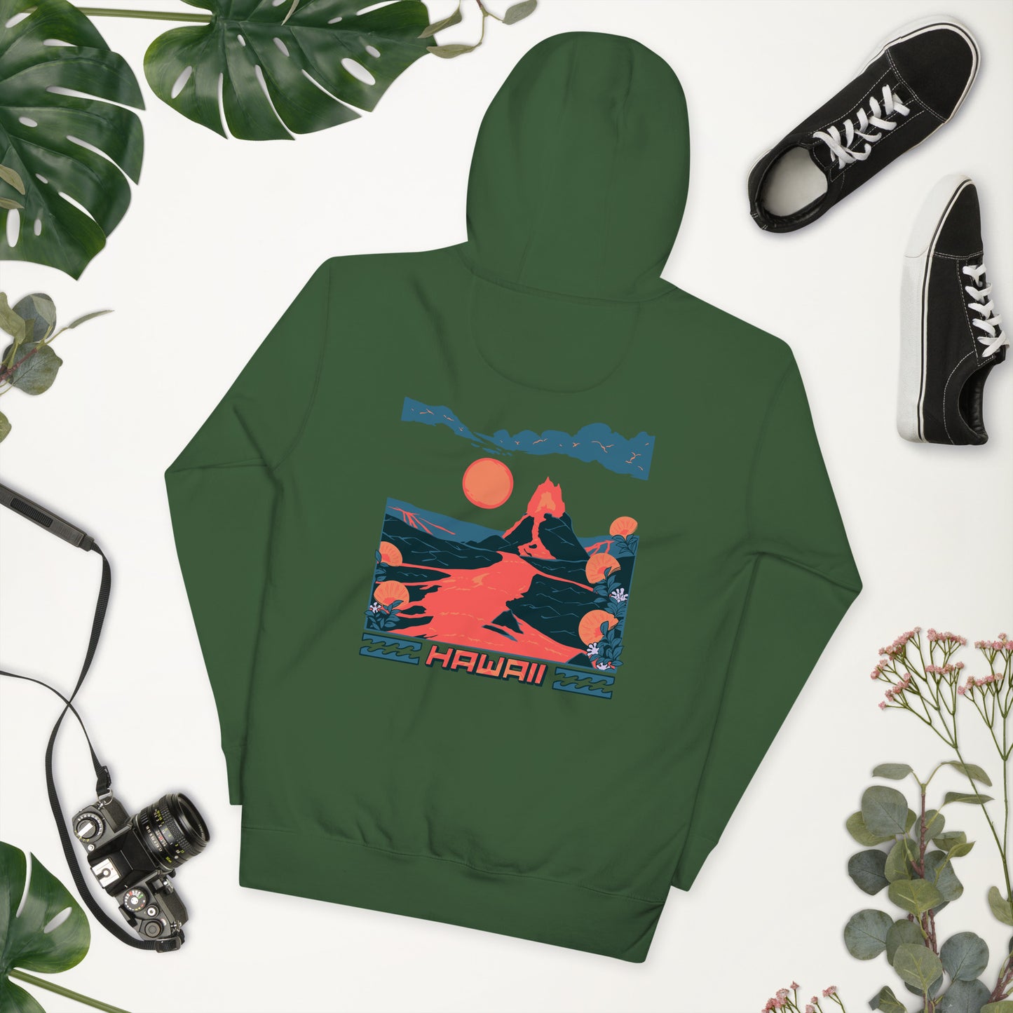 Volcano Hawaii Unisex Hoodie