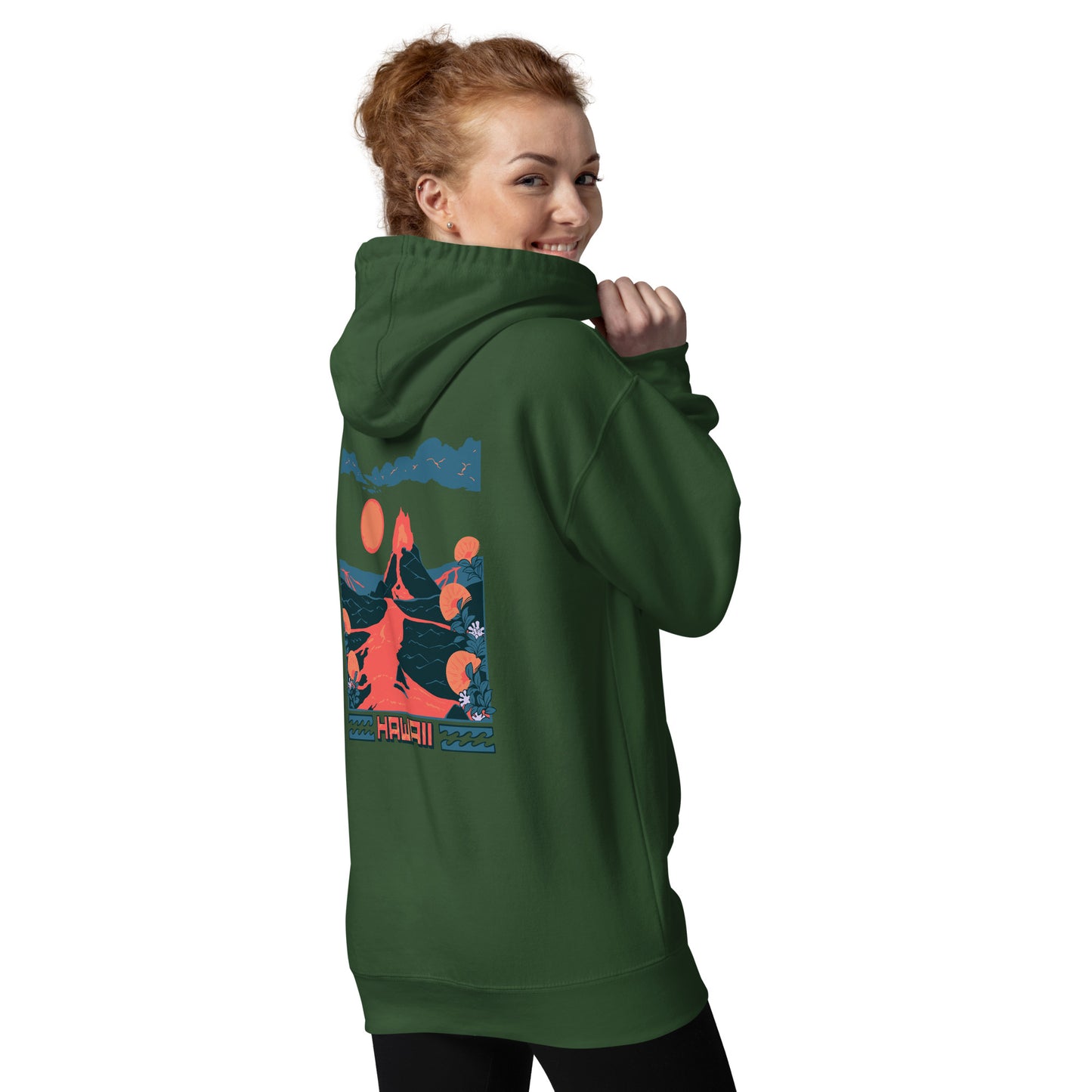 Volcano Hawaii Unisex Hoodie