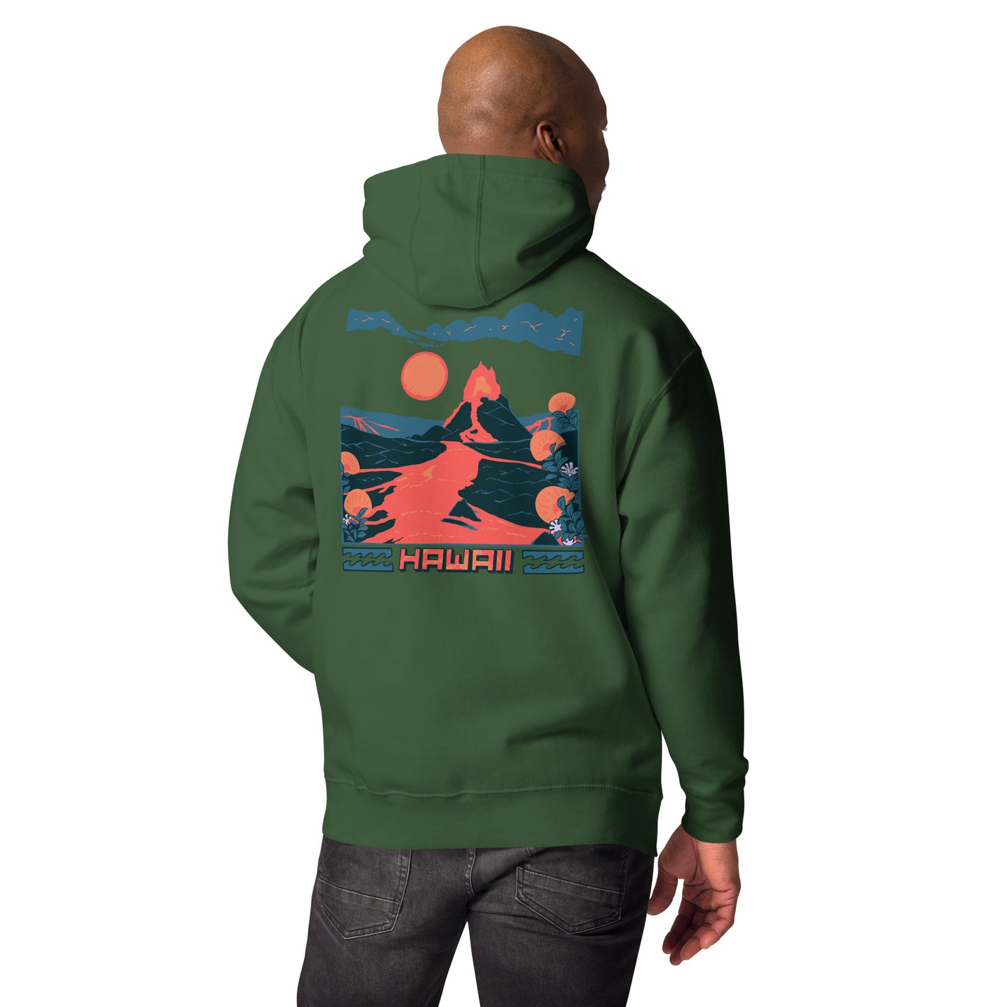 Volcano Hawaii Unisex Hoodie