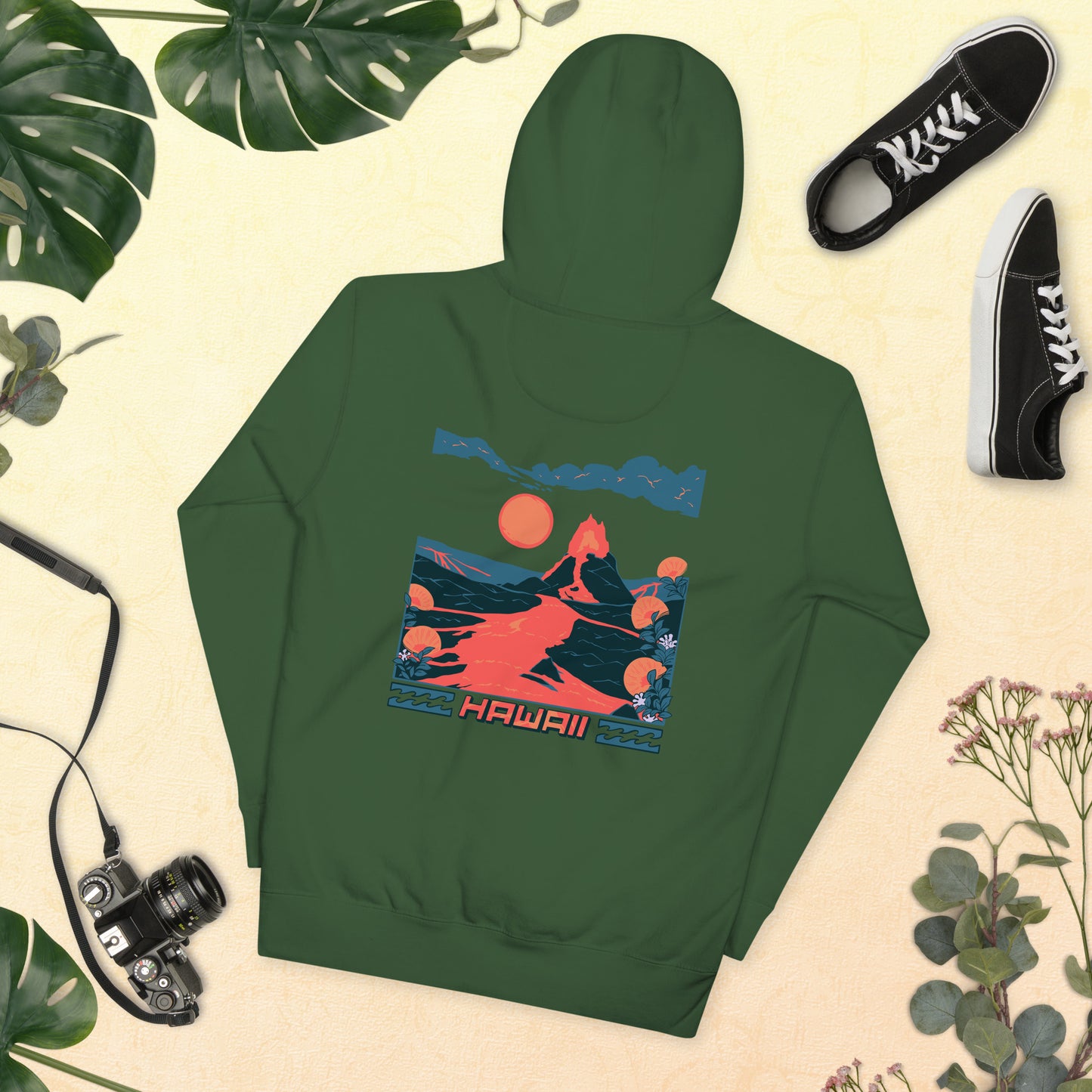 Volcano Hawaii Unisex Hoodie