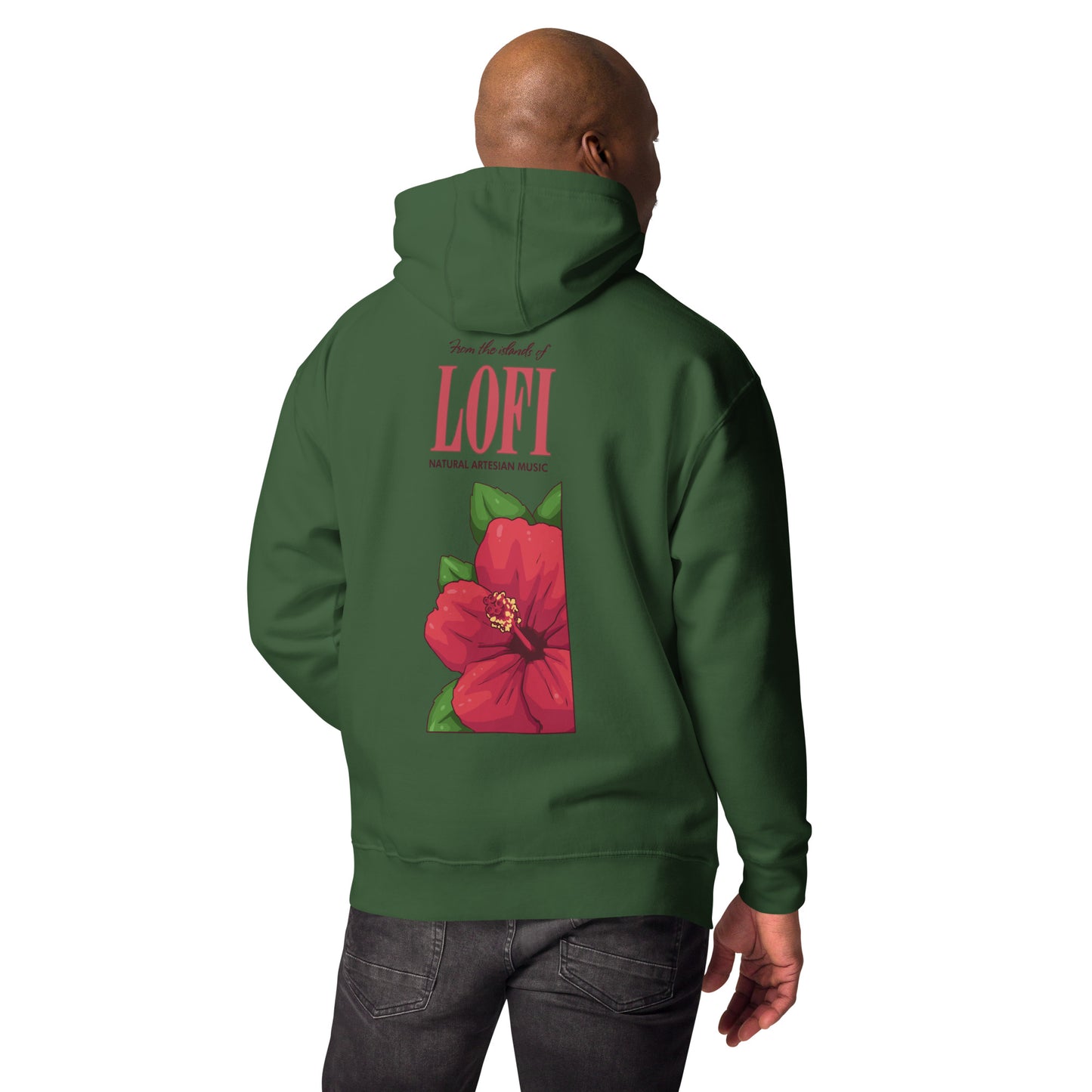 Lo-Fi Hibiscus Unisex Hoodie