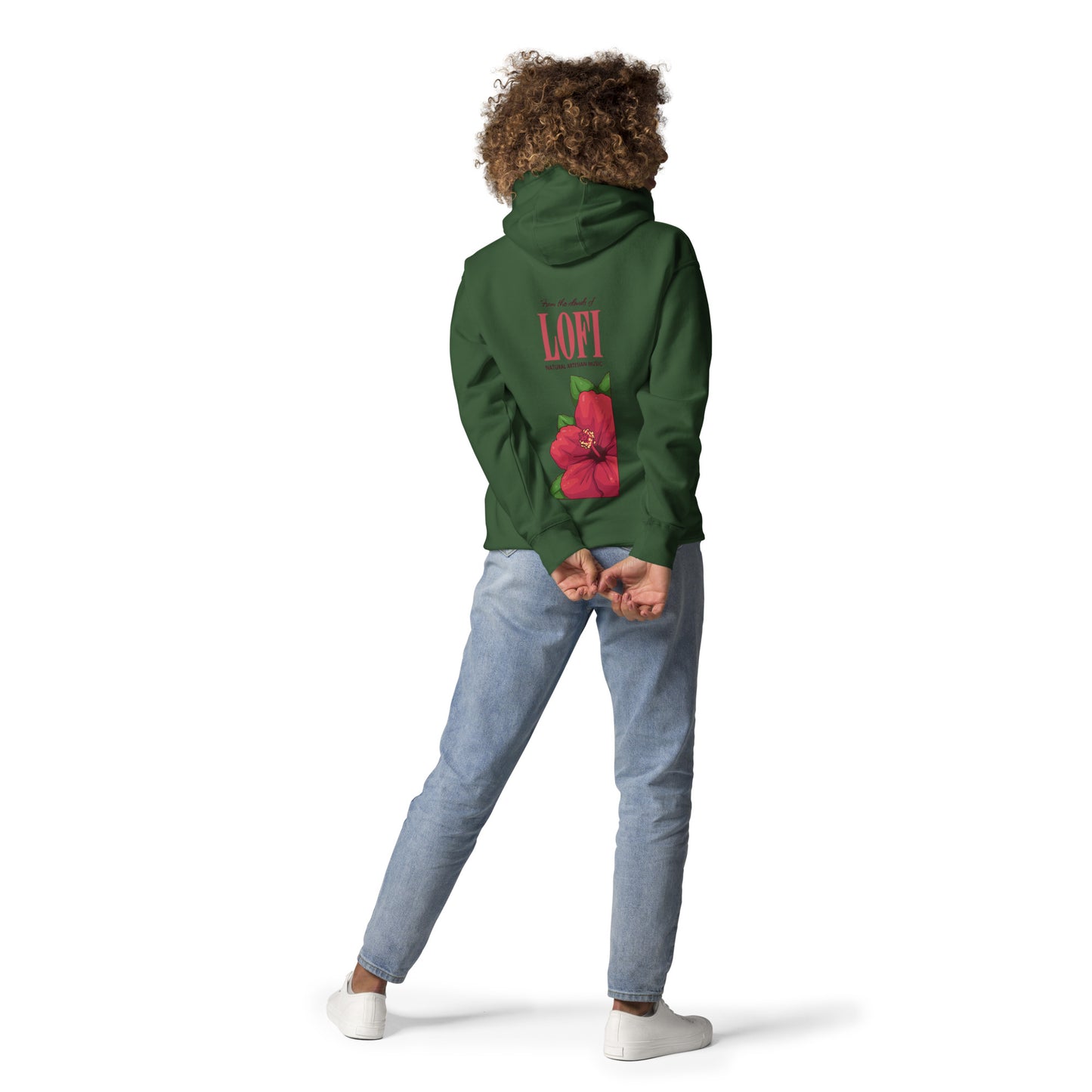 Lo-Fi Hibiscus Unisex Hoodie