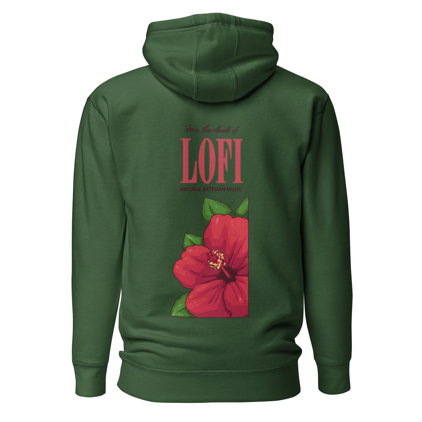 Lo-Fi Hibiscus Unisex Hoodie