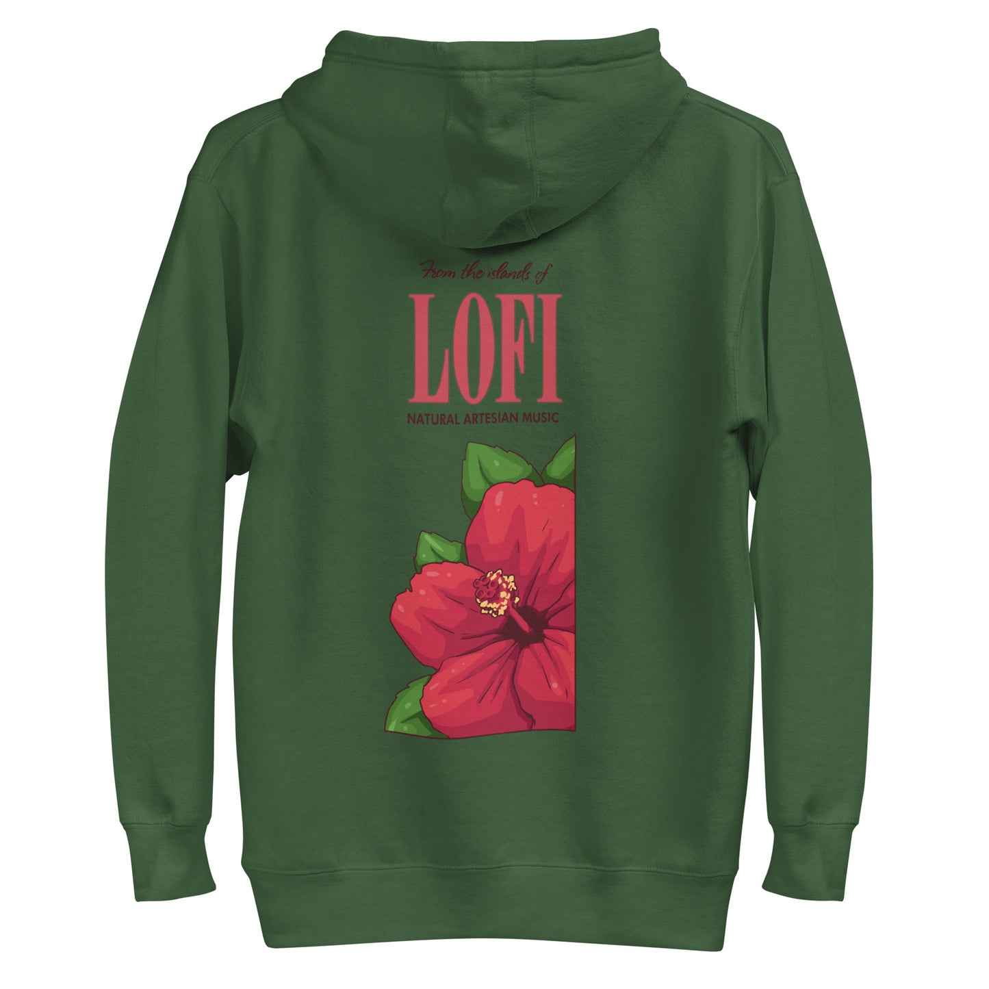 Lo-Fi Hibiscus Unisex Hoodie