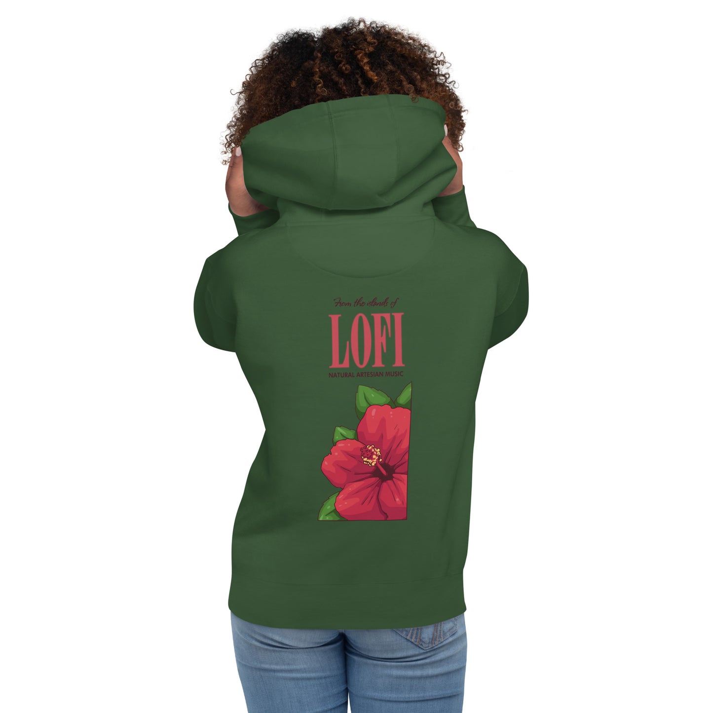 Lo-Fi Hibiscus Unisex Hoodie