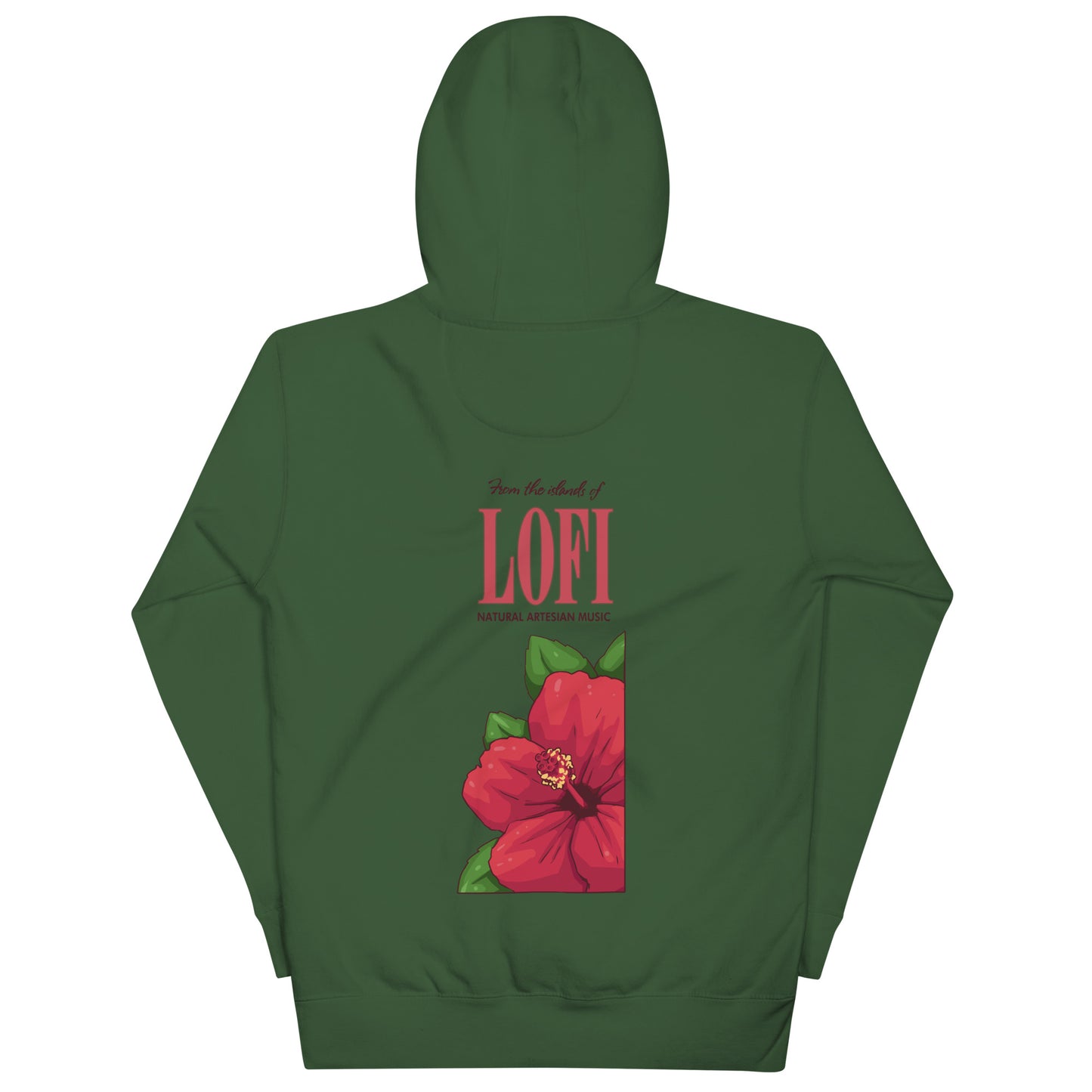 Lo-Fi Hibiscus Unisex Hoodie