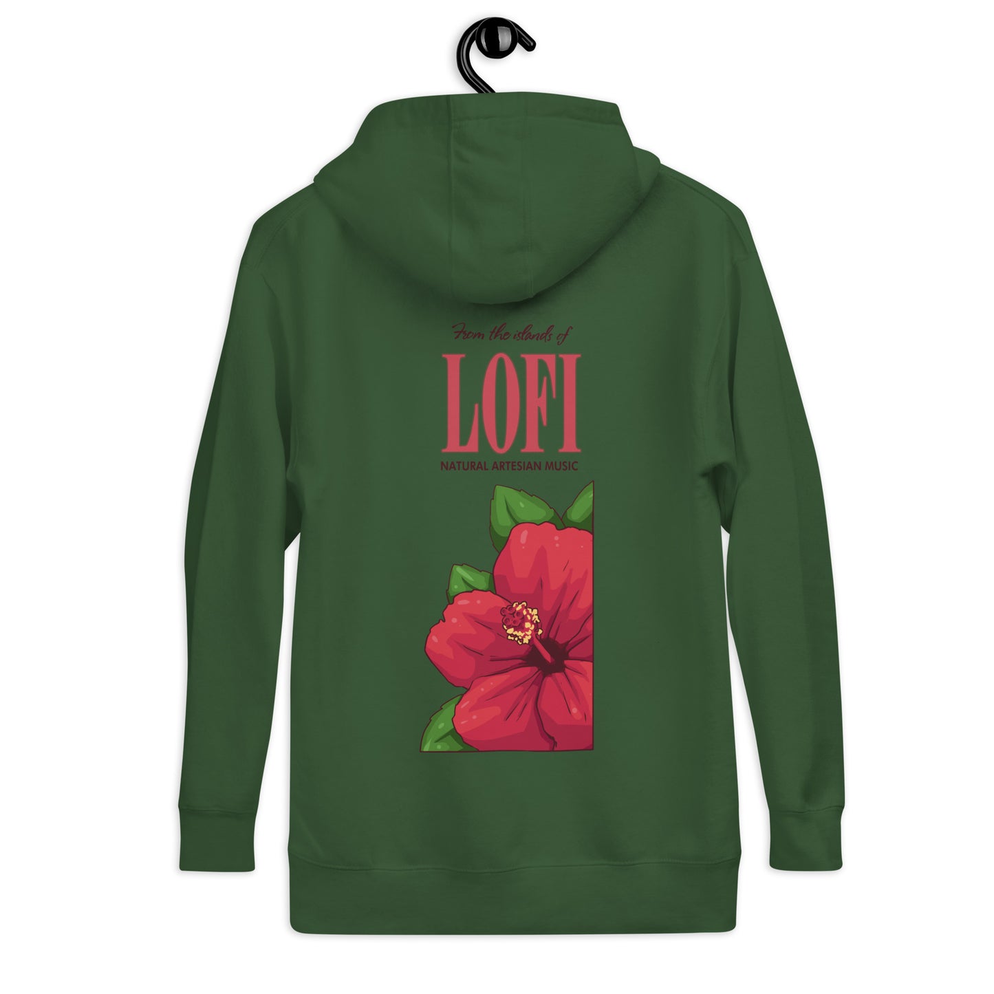 Lo-Fi Hibiscus Unisex Hoodie