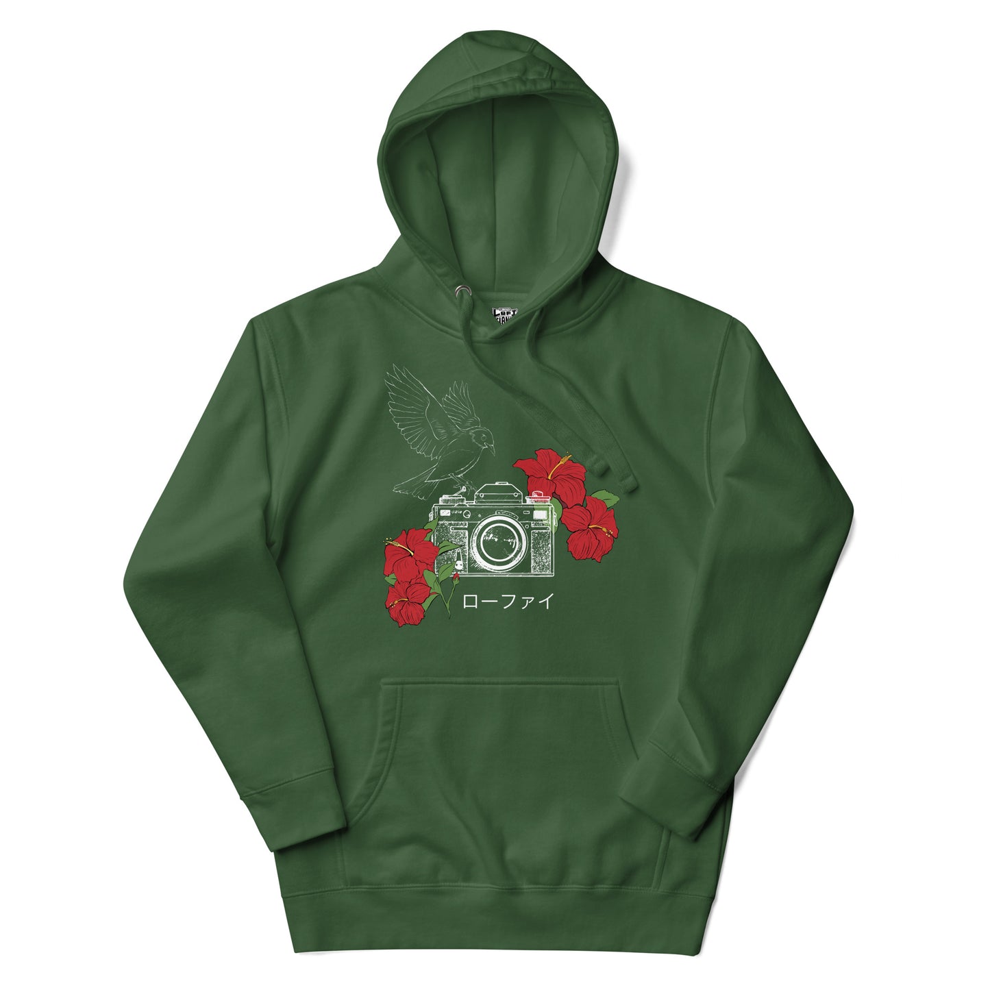 Lo-Fi Hibiscus Unisex Hoodie