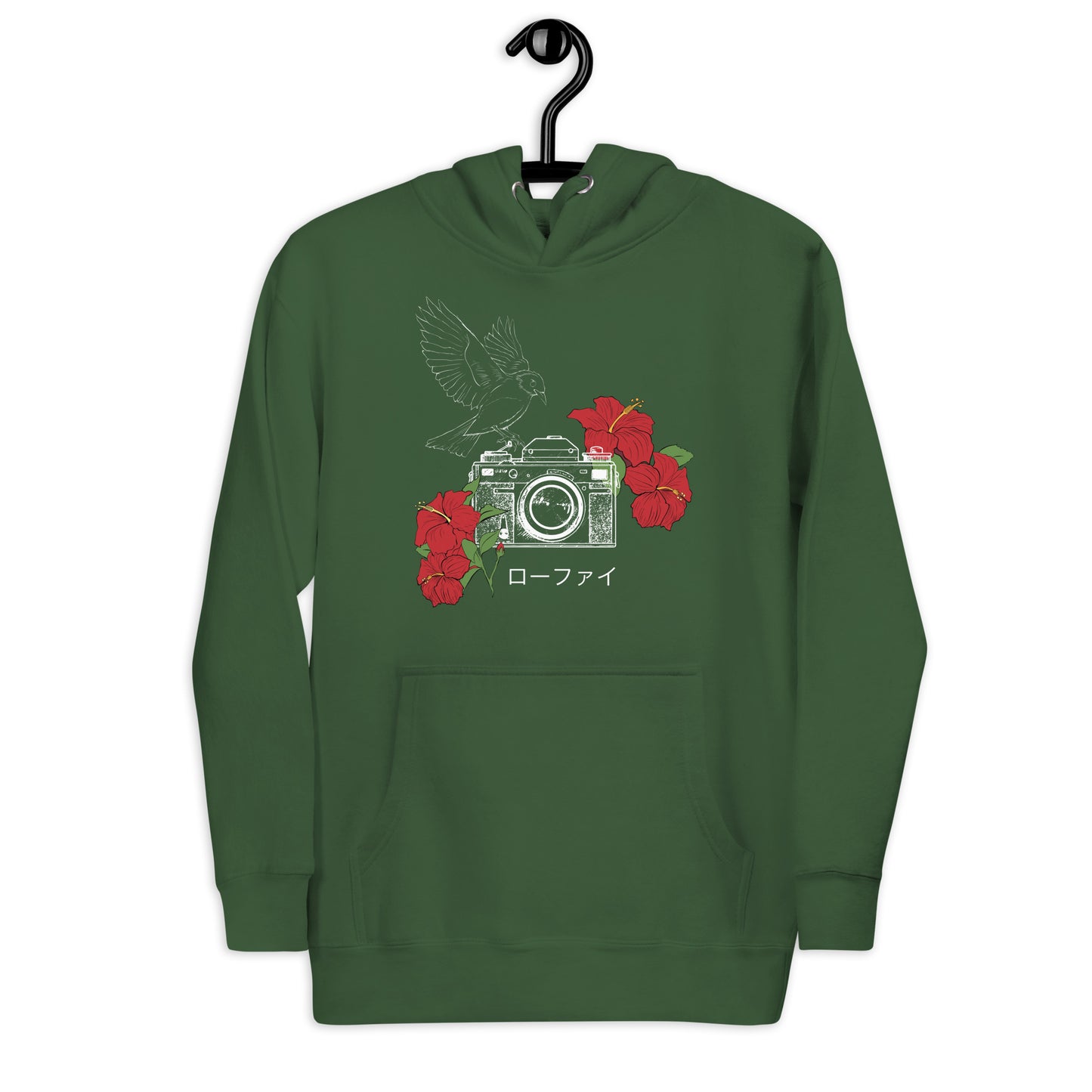 Lo-Fi Hibiscus Unisex Hoodie