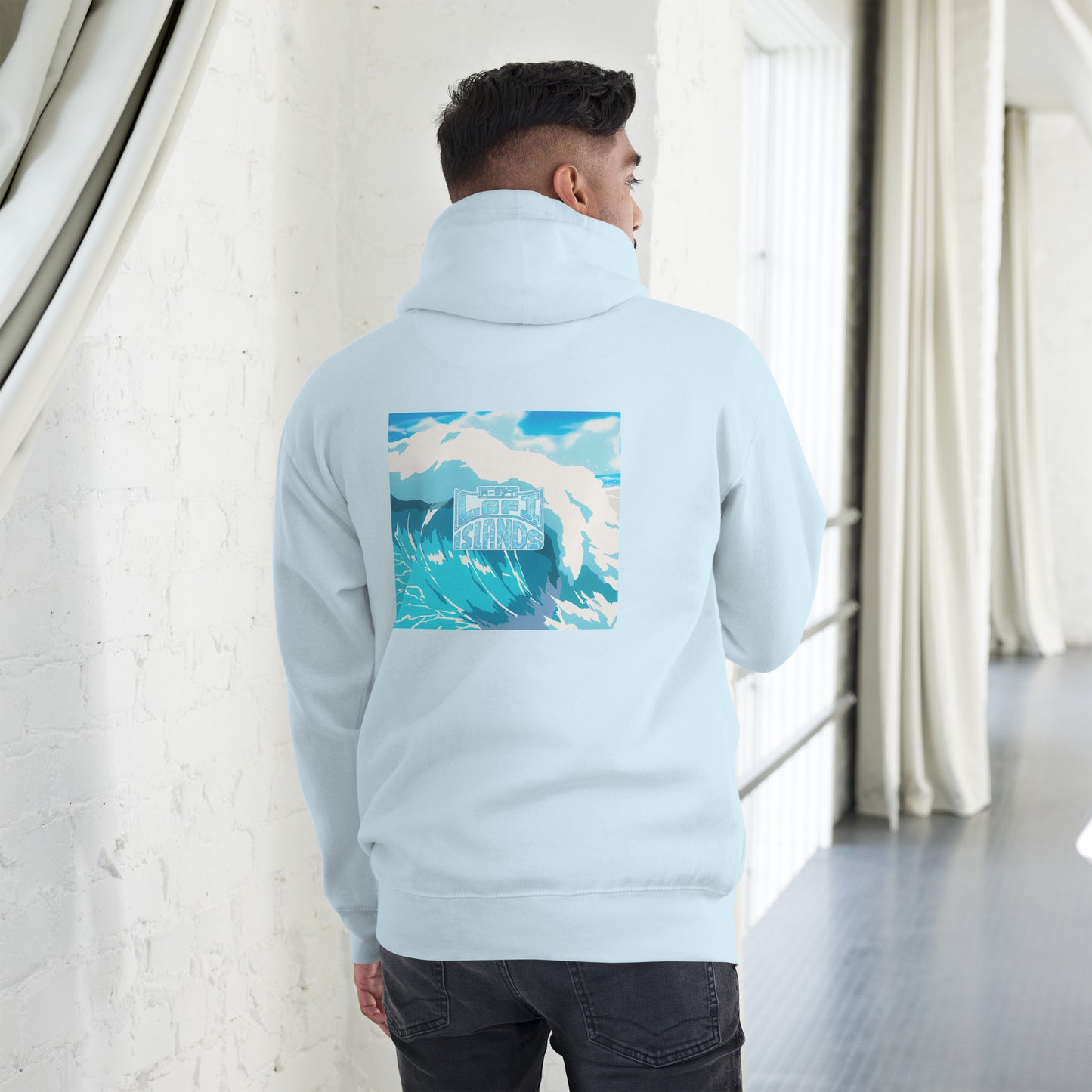 Lo-Fi Islands Wave Unisex Hoodie