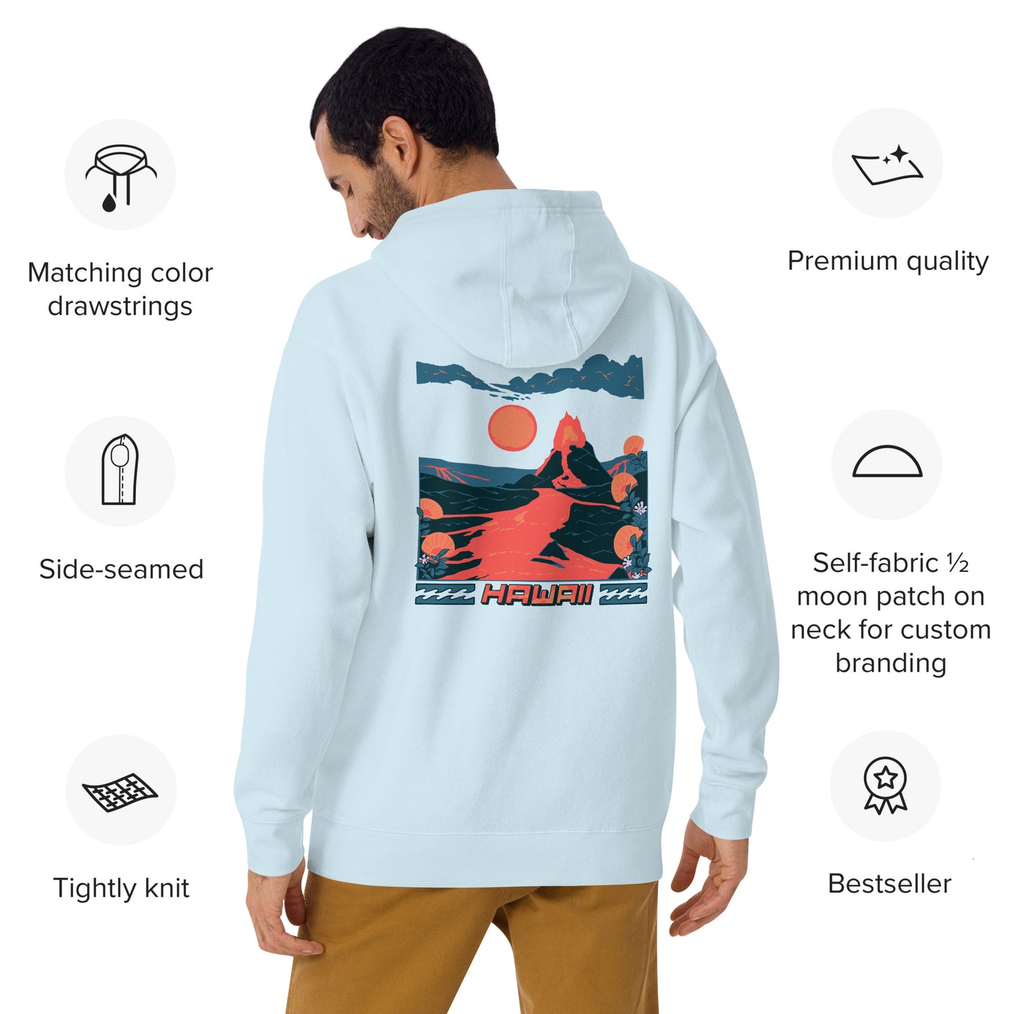 Volcano Hawaii Unisex Hoodie