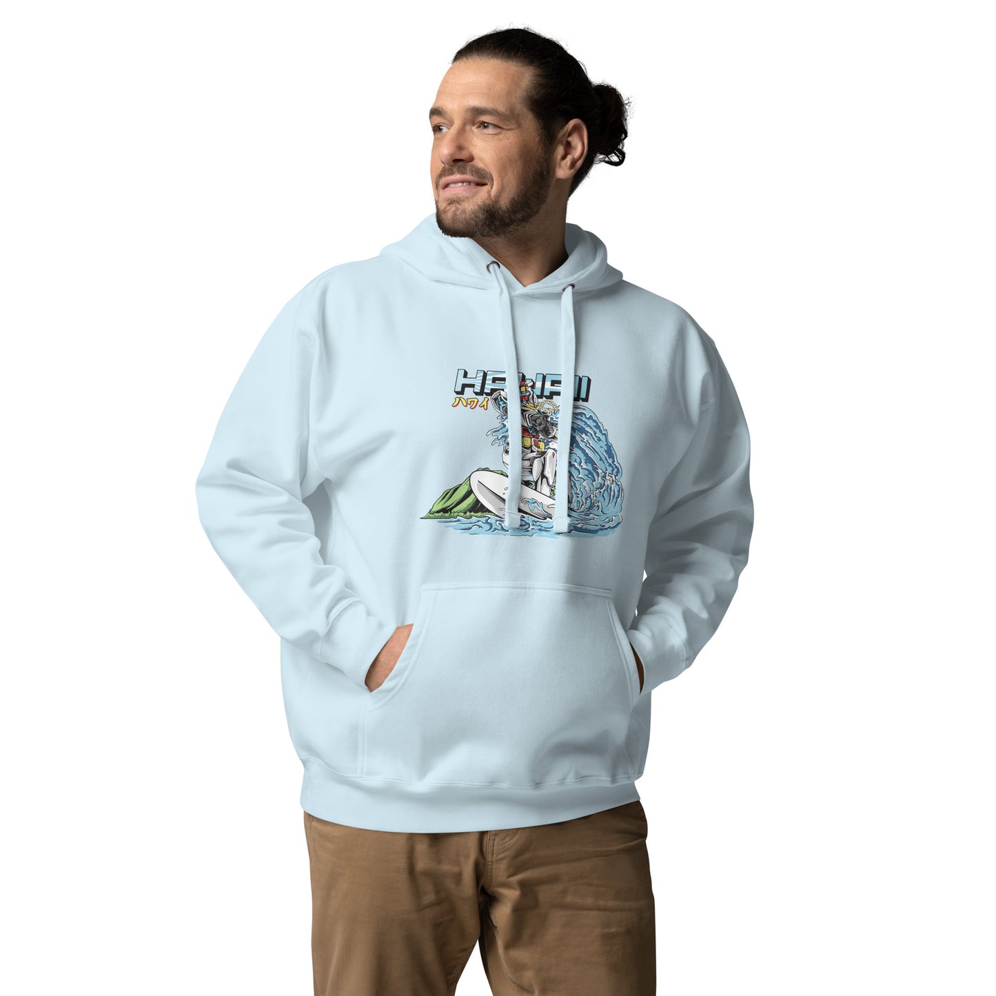 Mecha Hawaii Surfer Unisex Hoodie