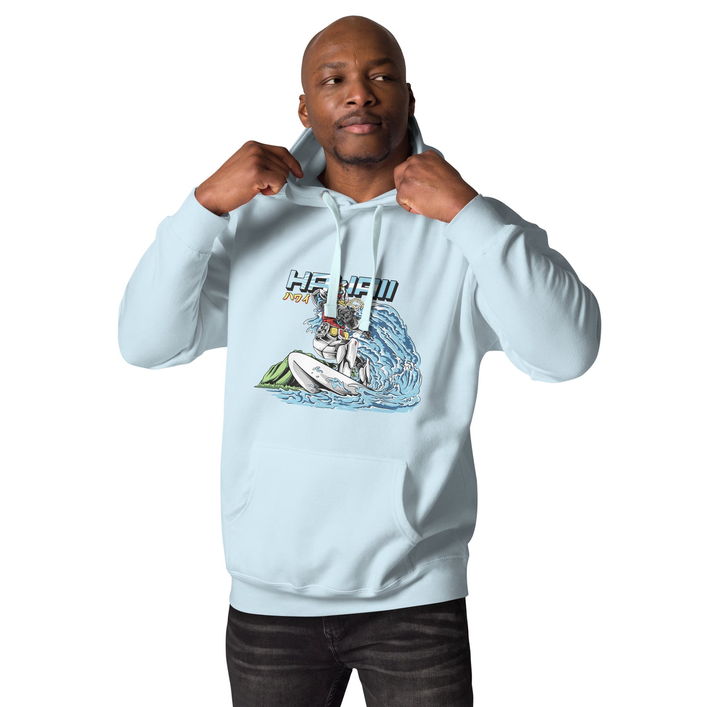 Mecha Hawaii Surfer Unisex Hoodie