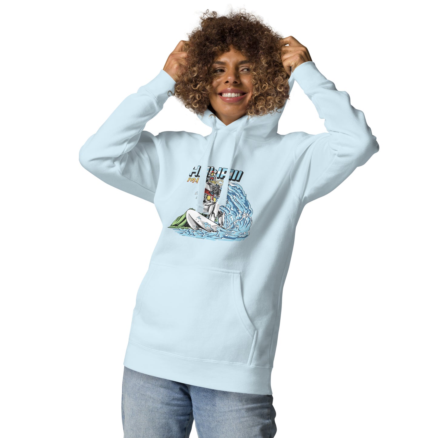 Mecha Hawaii Surfer Unisex Hoodie