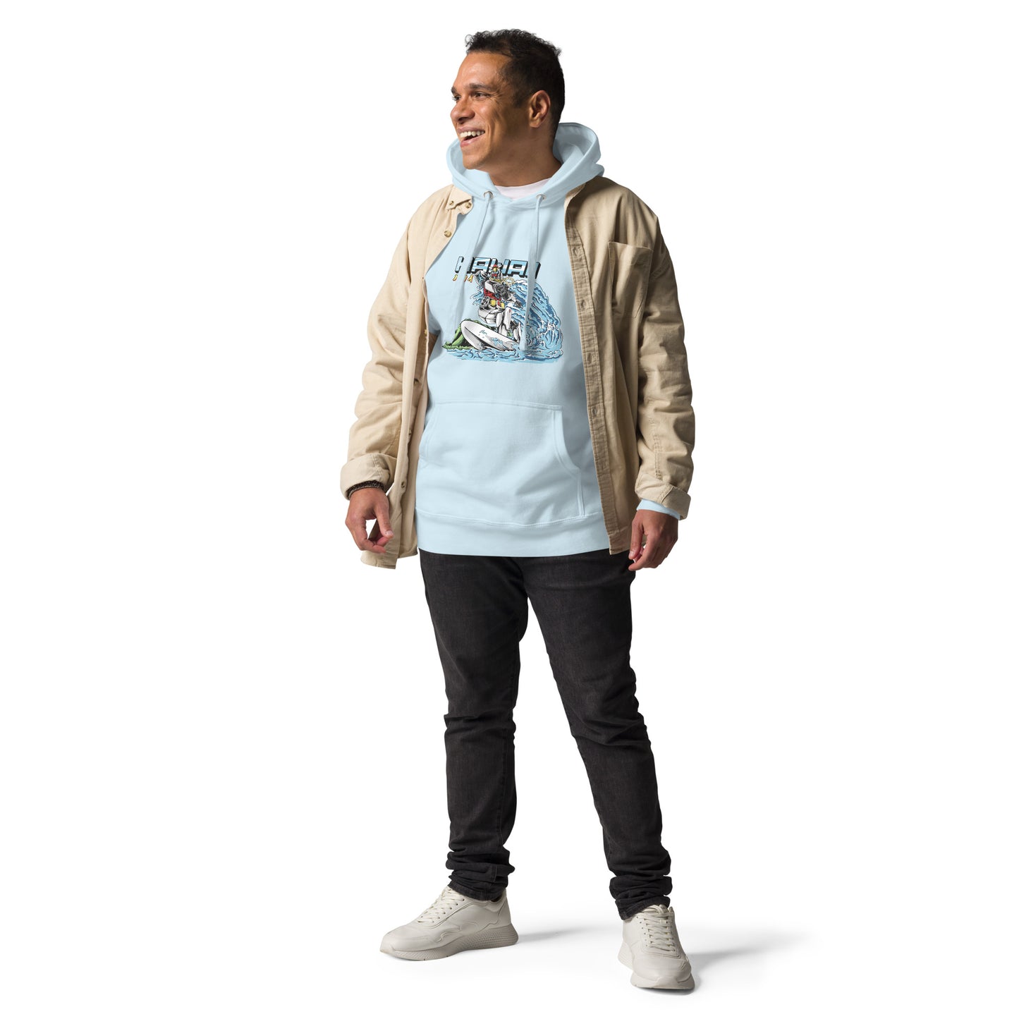 Mecha Hawaii Surfer Unisex Hoodie