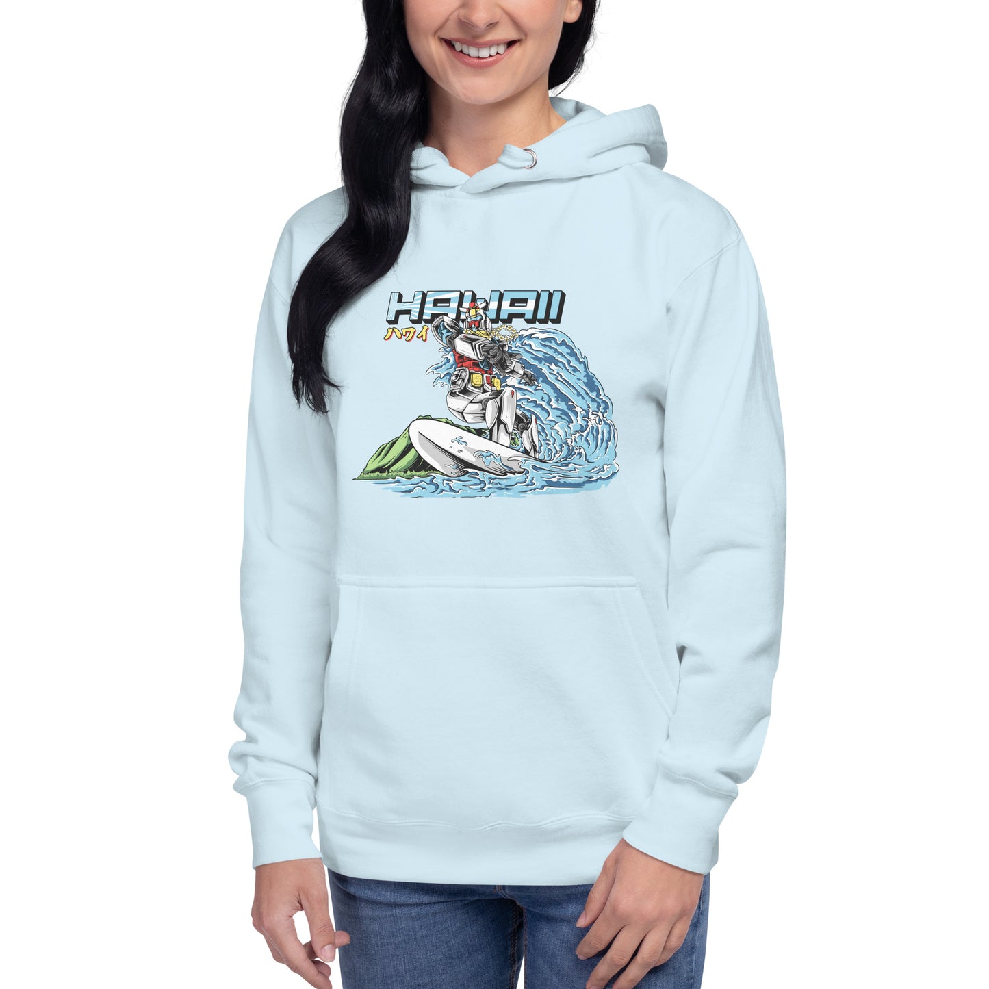 Mecha Hawaii Surfer Unisex Hoodie