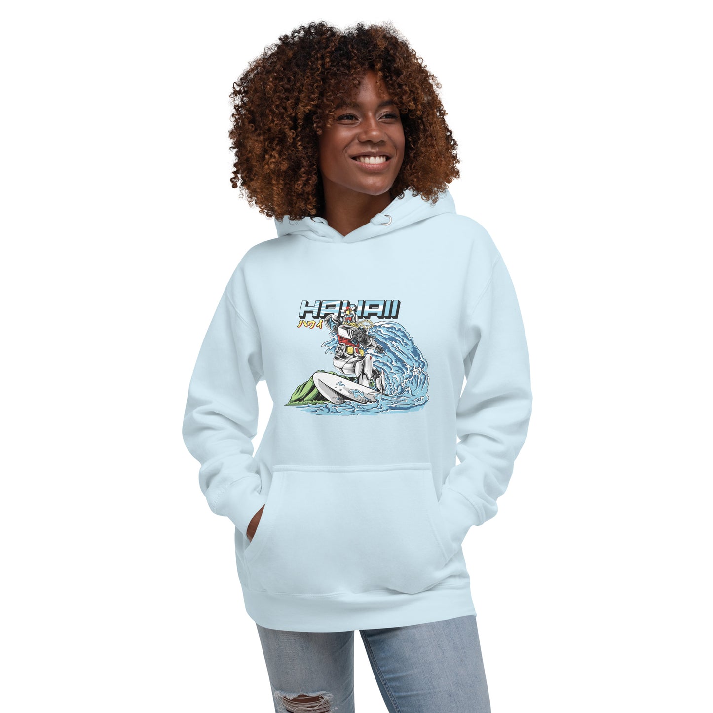 Mecha Hawaii Surfer Unisex Hoodie