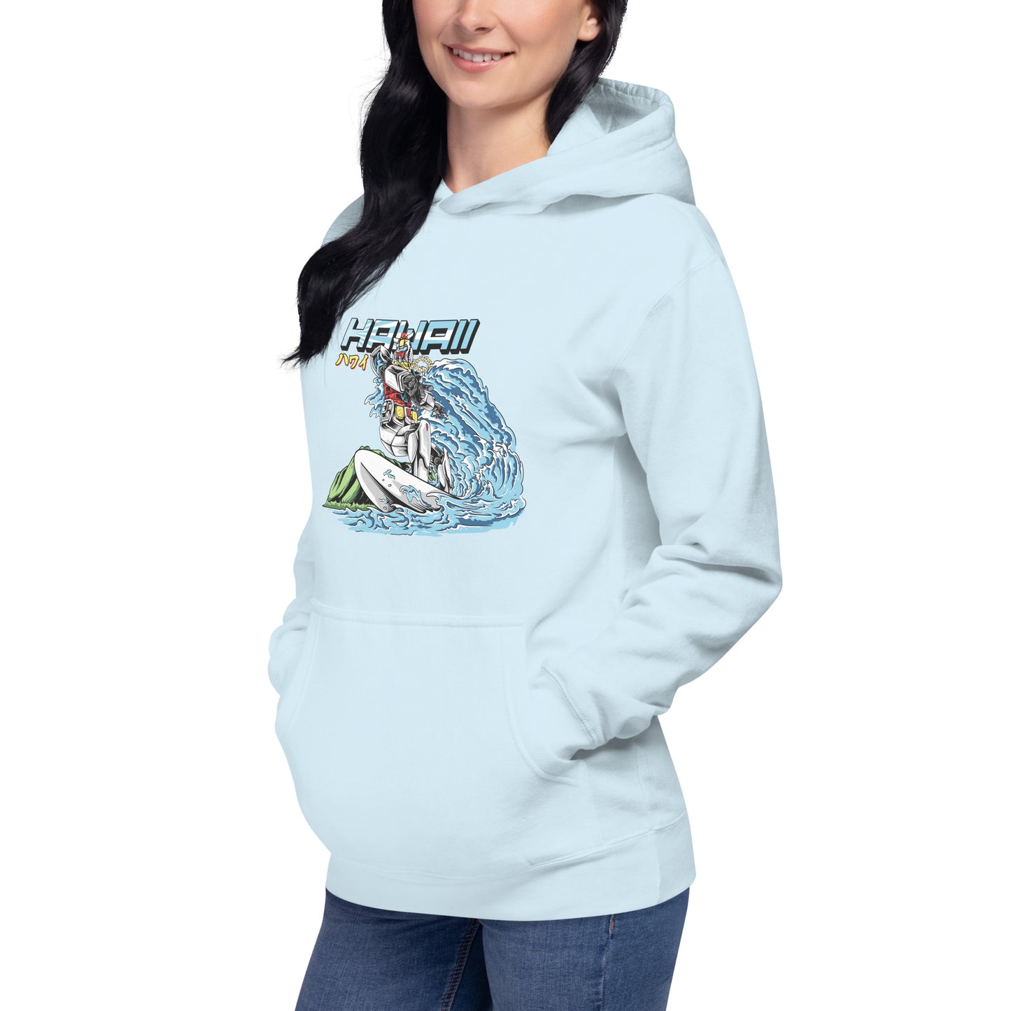 Mecha Hawaii Surfer Unisex Hoodie