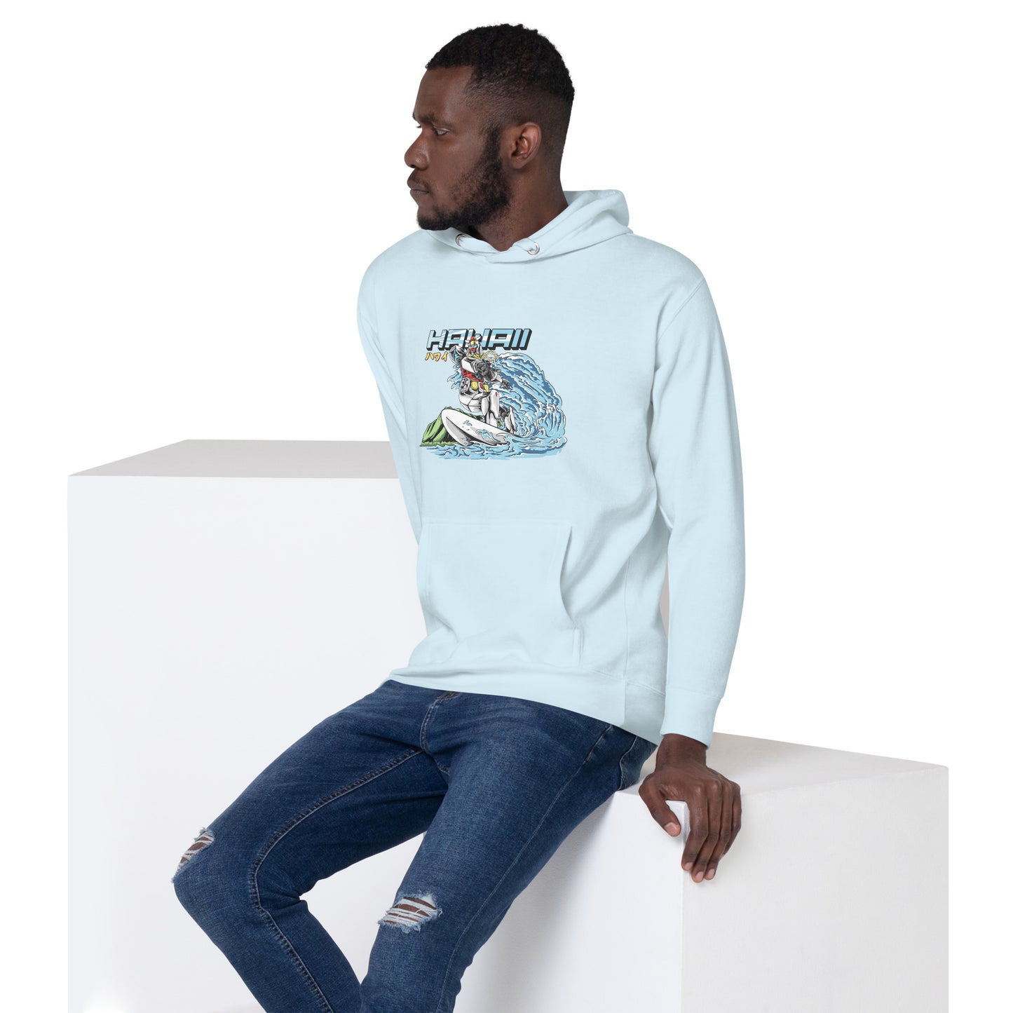 Mecha Hawaii Surfer Unisex Hoodie