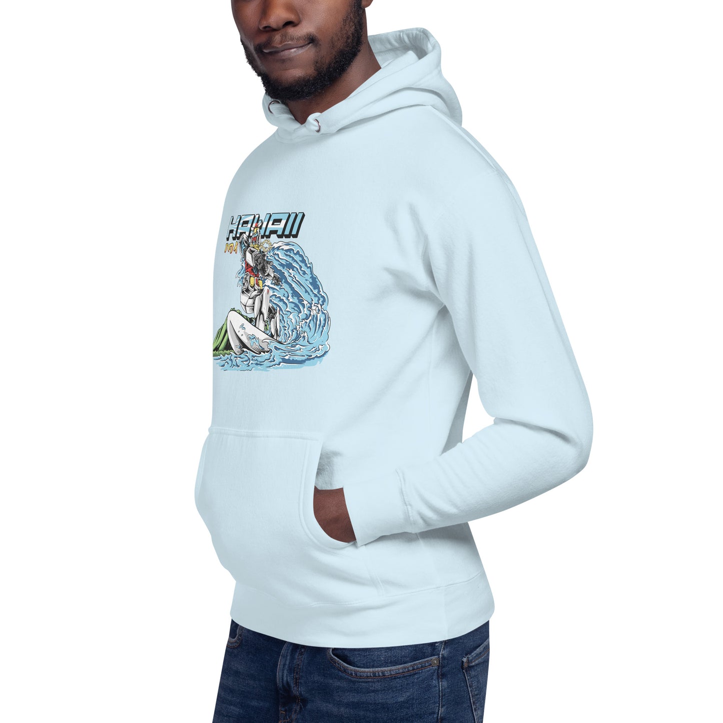 Mecha Hawaii Surfer Unisex Hoodie