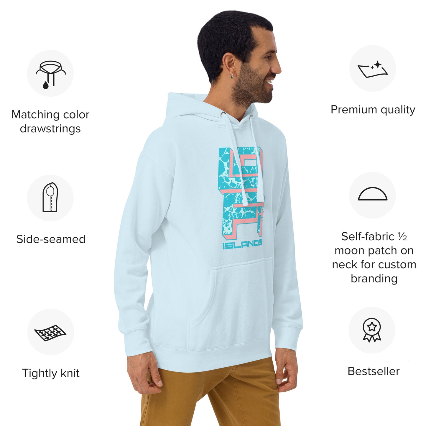 Lo-Fi Islands Keyboard Unisex Hoodie