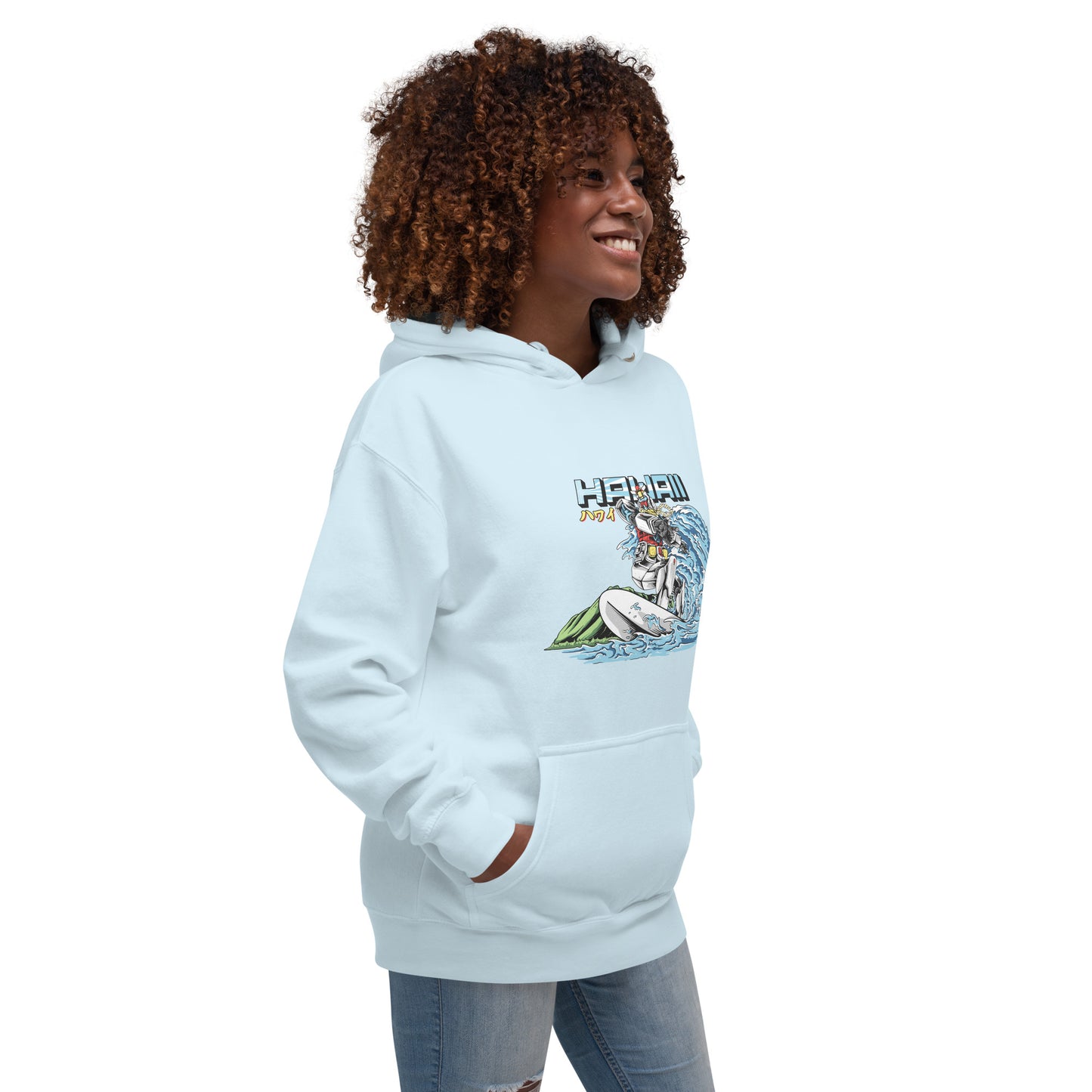 Mecha Hawaii Surfer Unisex Hoodie