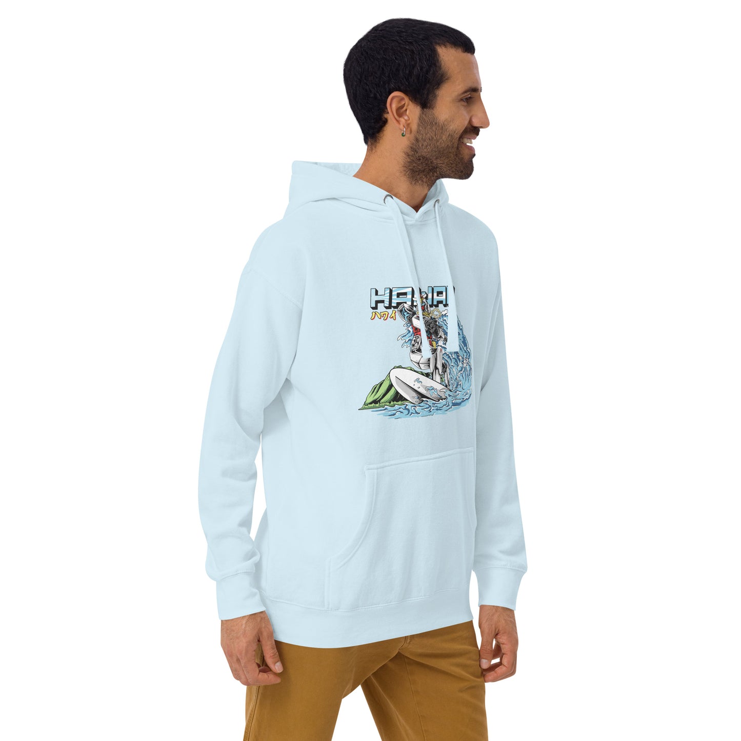 Mecha Hawaii Surfer Unisex Hoodie