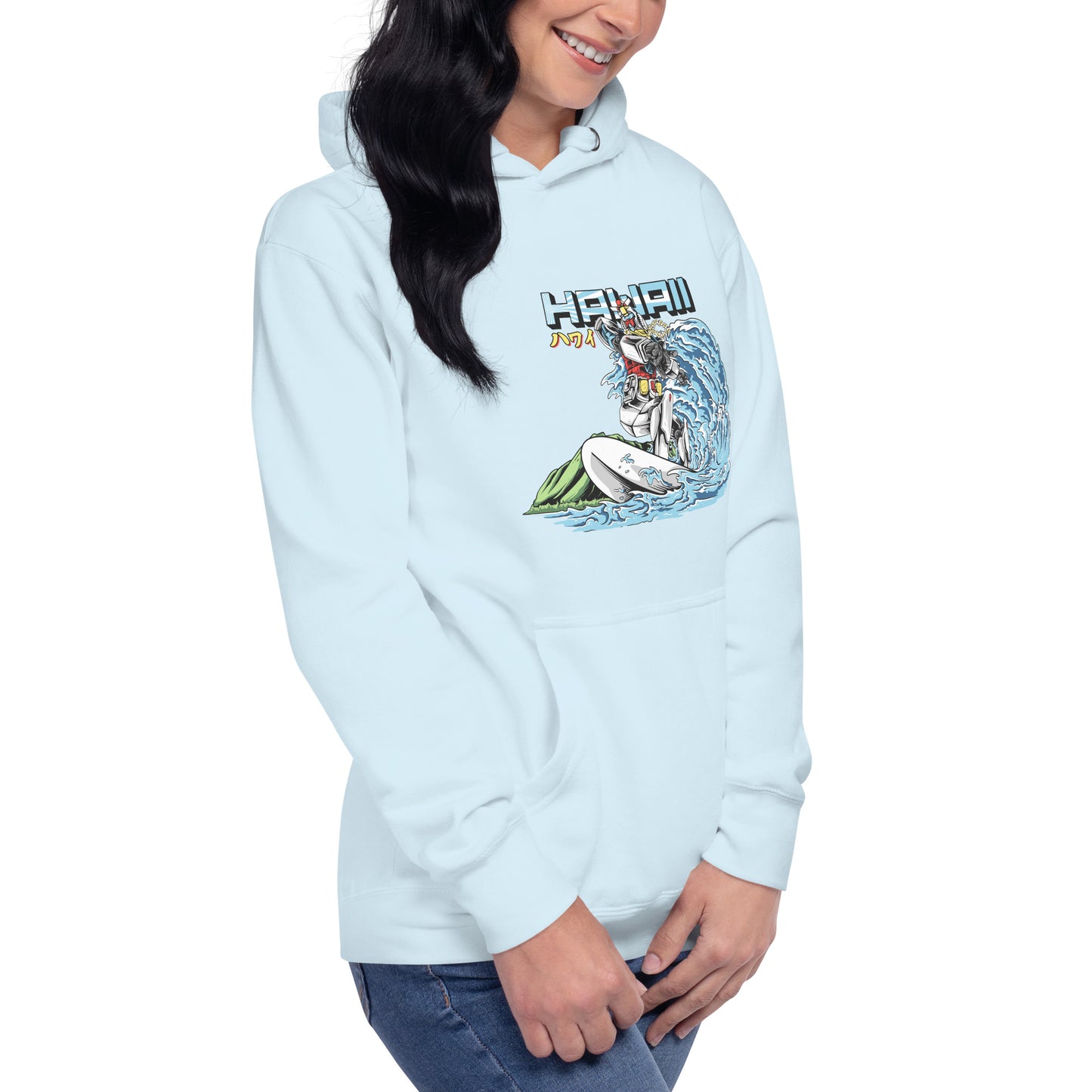 Mecha Hawaii Surfer Unisex Hoodie